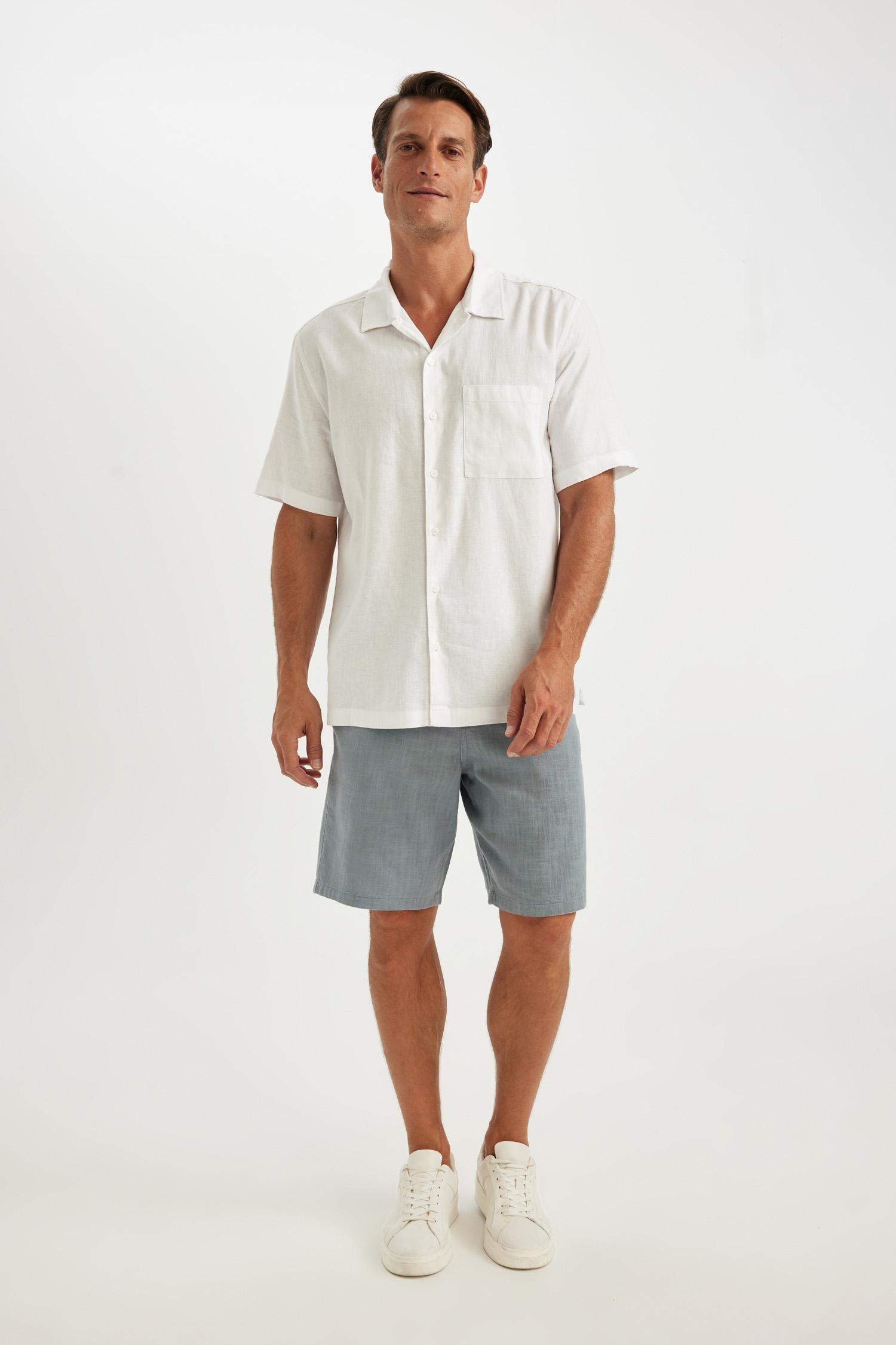 Relax Fit Cotton Shorts