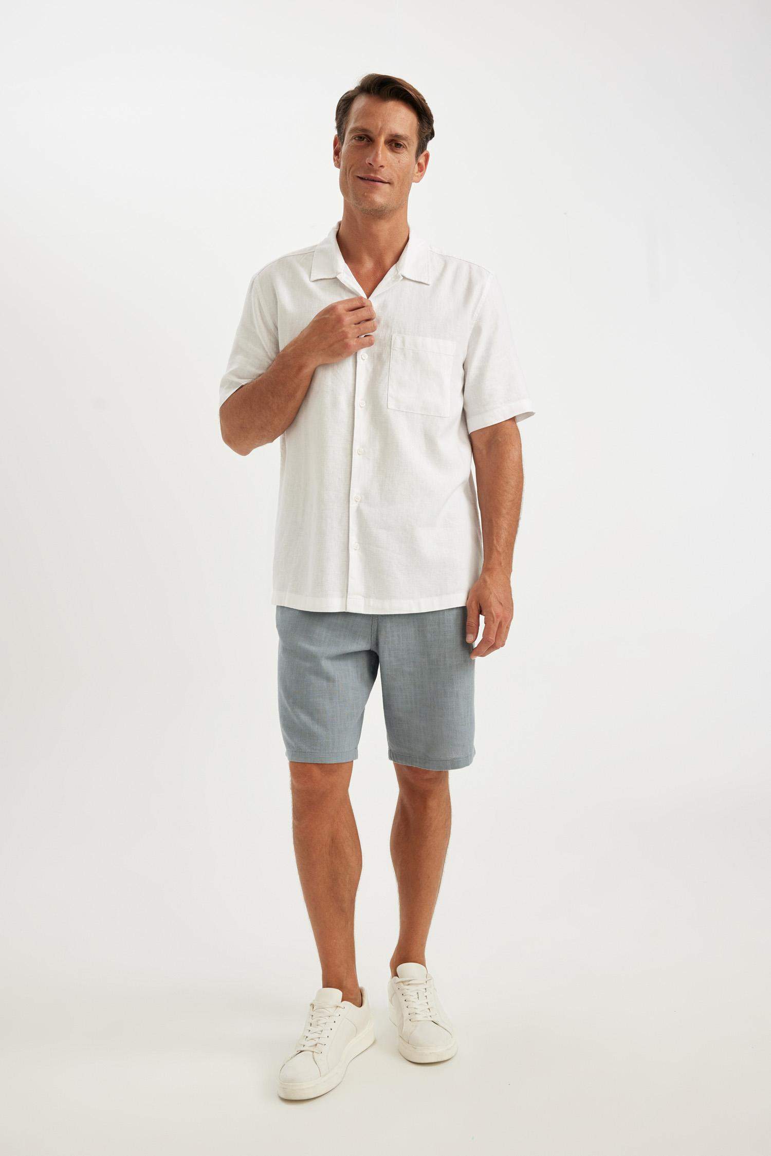 Relax Fit Cotton Shorts