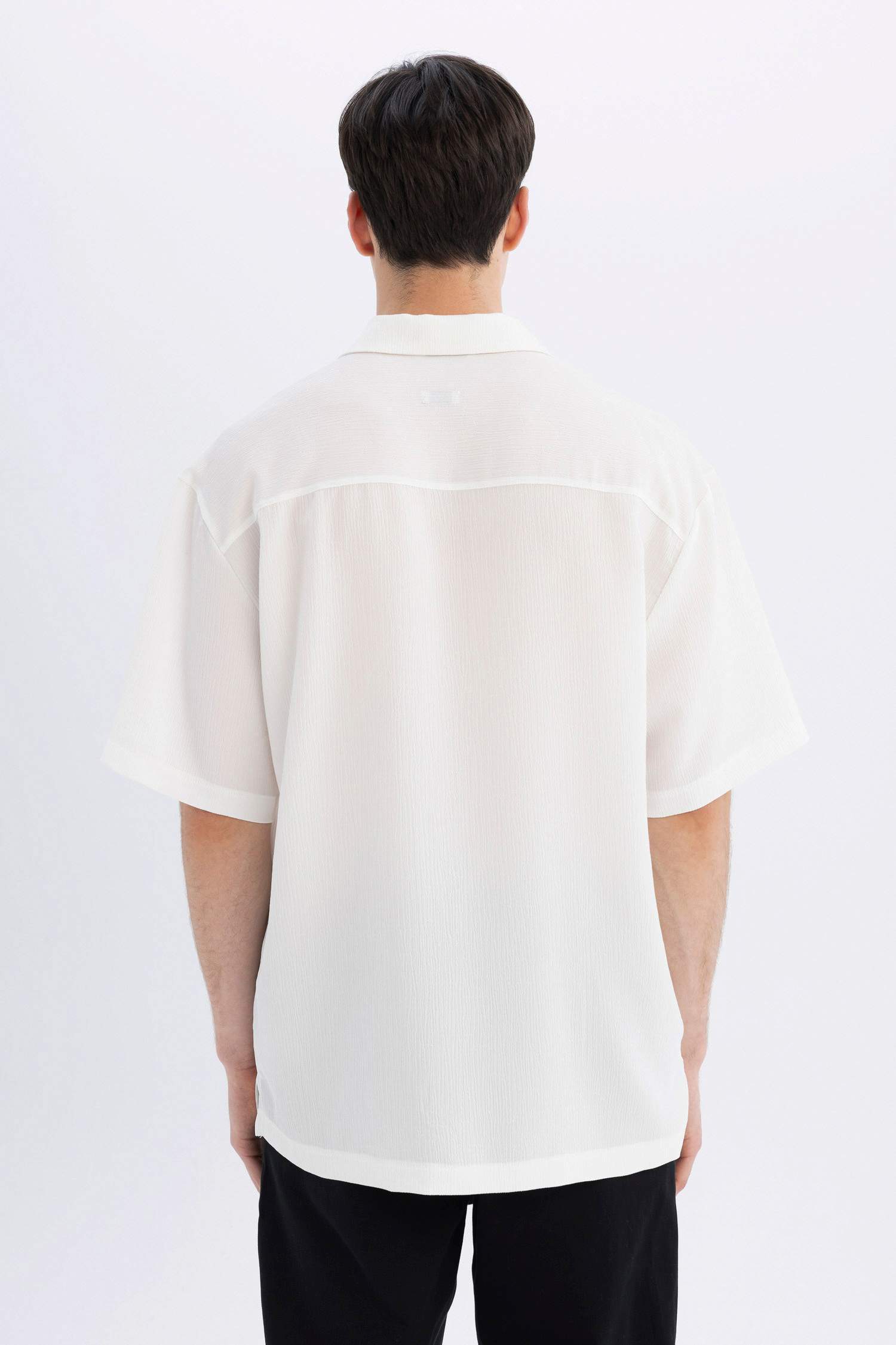 قميص نص ردن قصة مريحة بياخة بولو