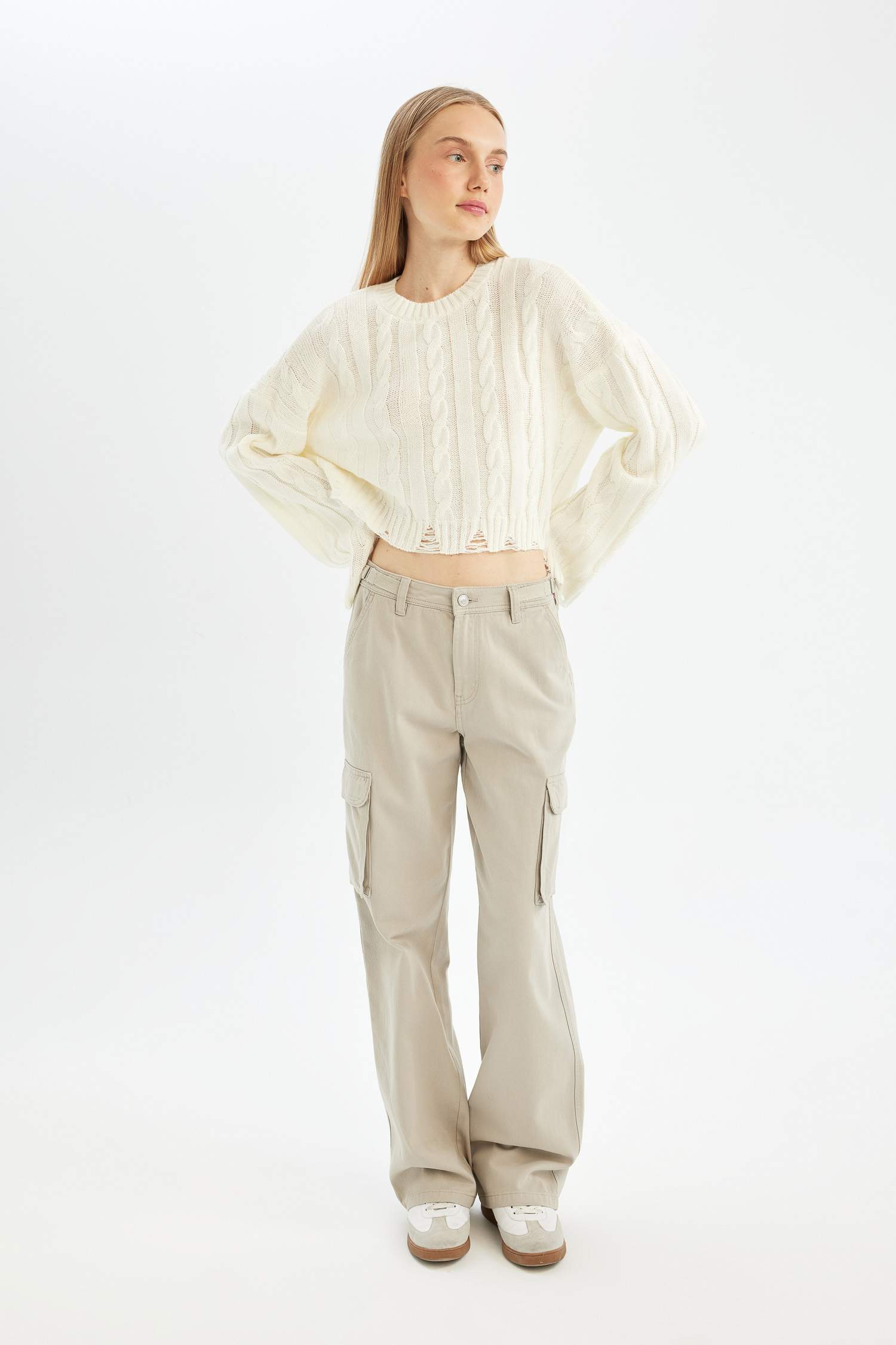 Coool тік пішім габардин Шалбар