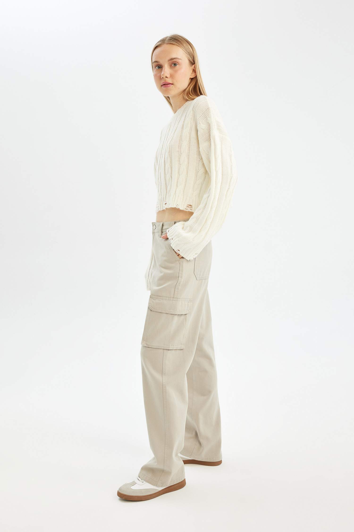 Coool тік пішім габардин Шалбар