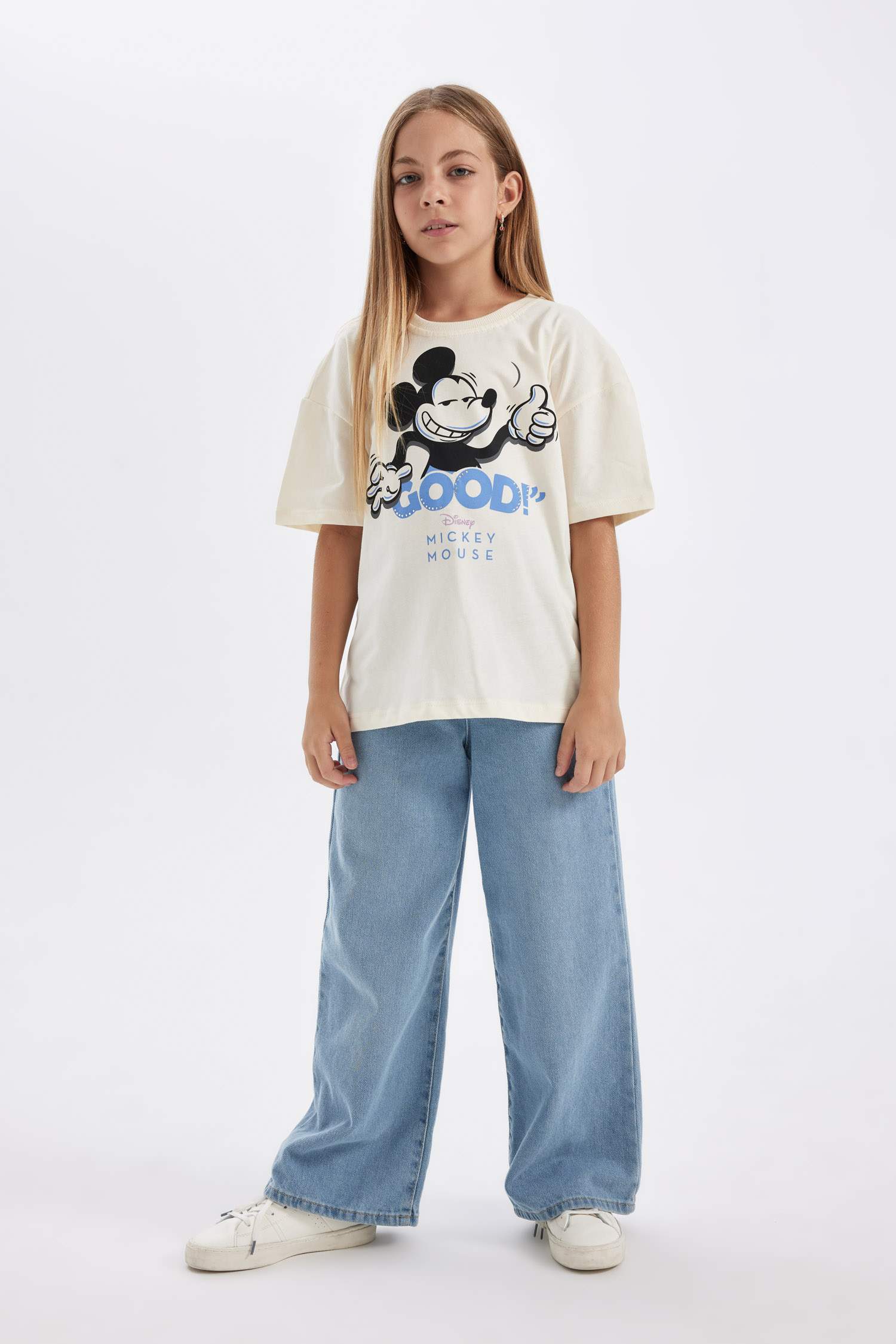 Girl Disney Mickey & Minnie Oversize Fit T-Shirt