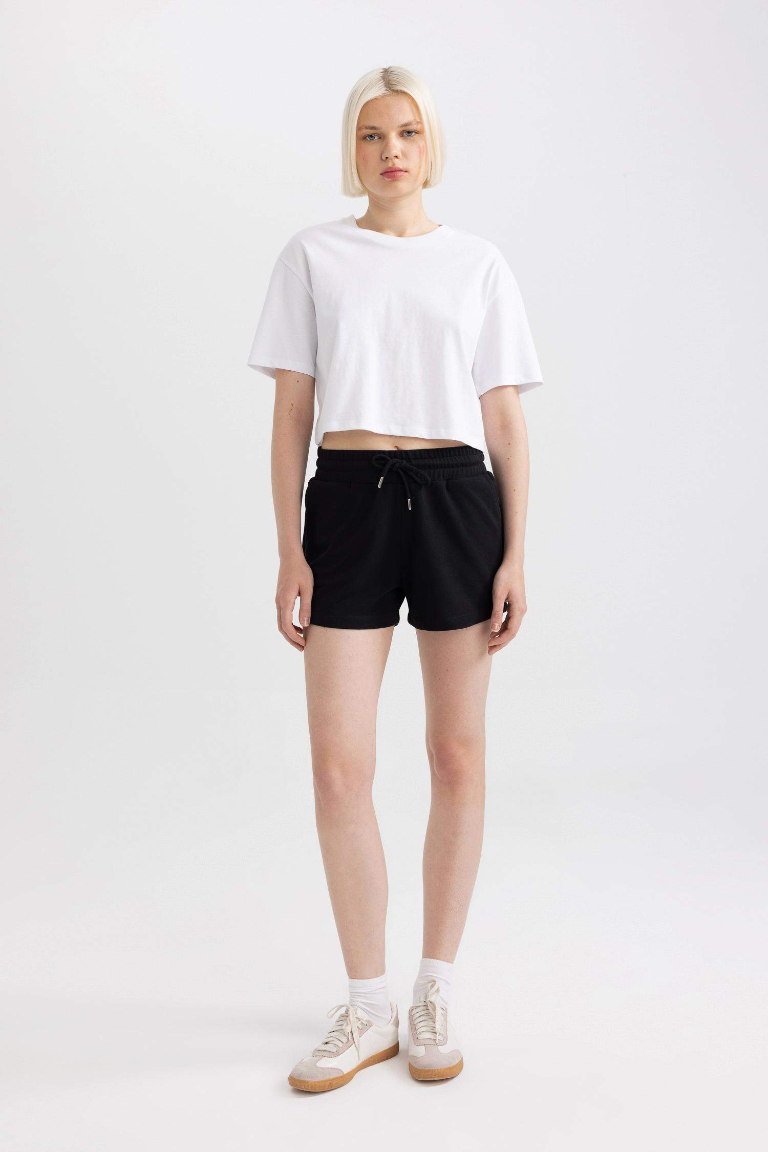 تيشيرت نص ردن أوفر سايز بياخة مستديرة