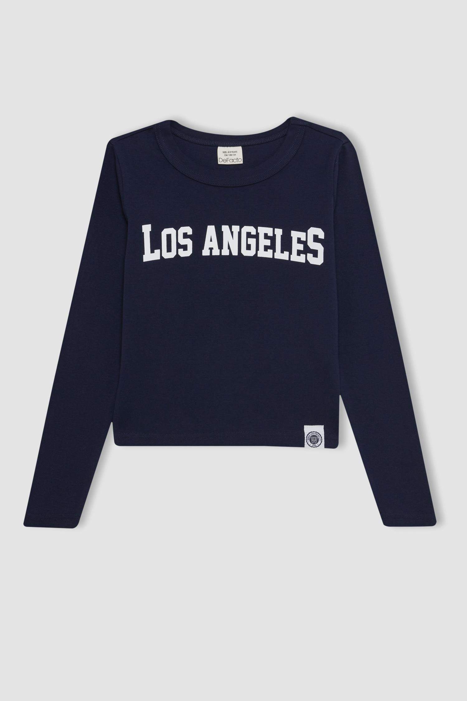 Футболка с длинным рукавом для девочек, Школьная коллекция