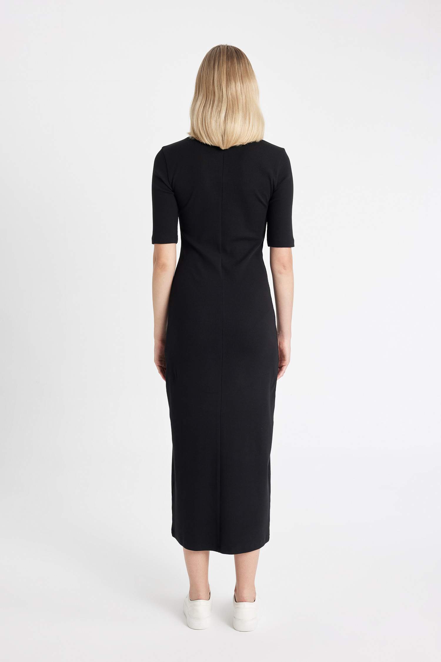 Bodycon Crew Neck Camisole Maxi Dress