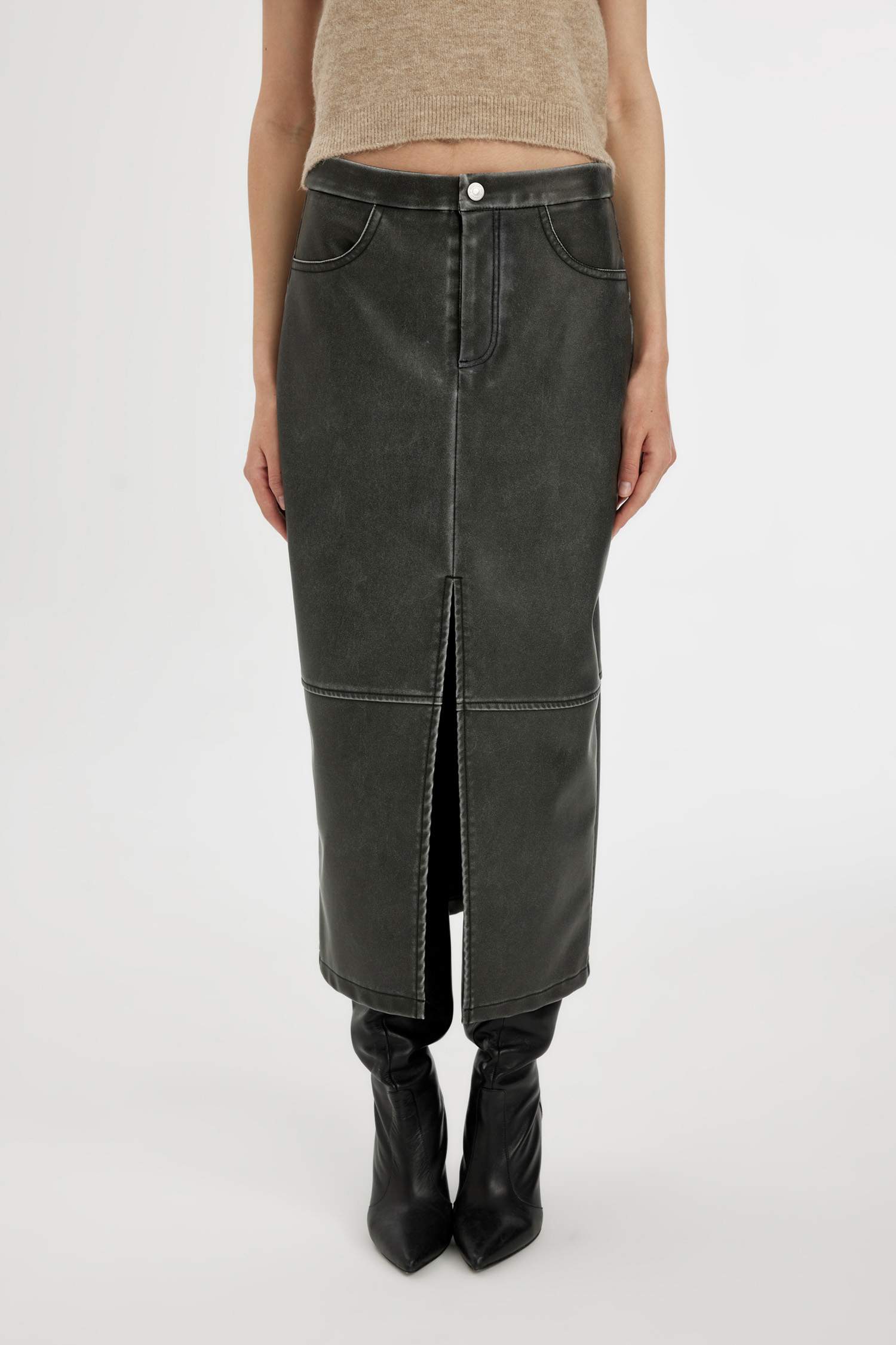 қалам белдемше максималды ұзындық Трикотаж юбка