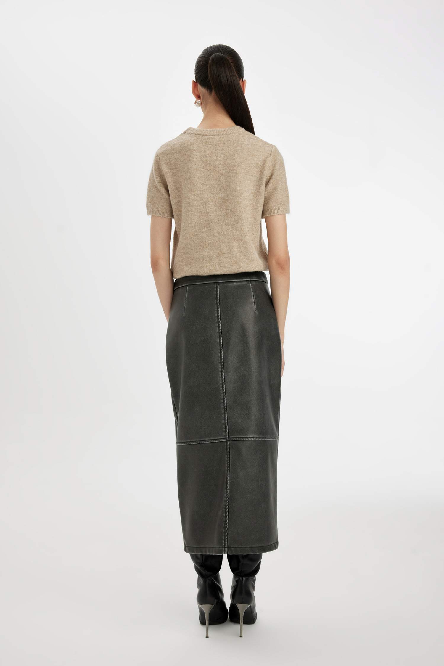 қалам белдемше максималды ұзындық Трикотаж юбка