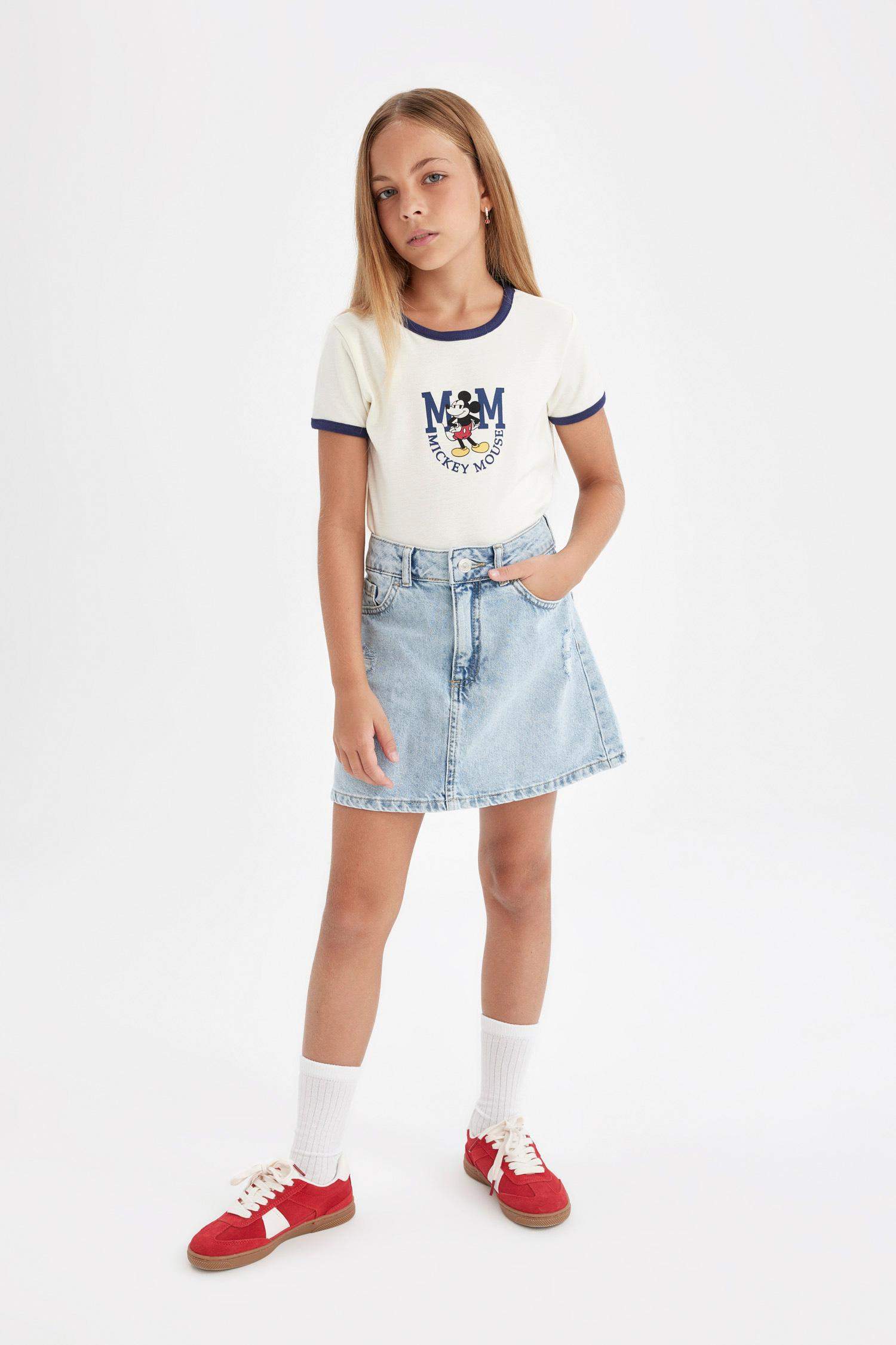 جيبة جينز بناتي