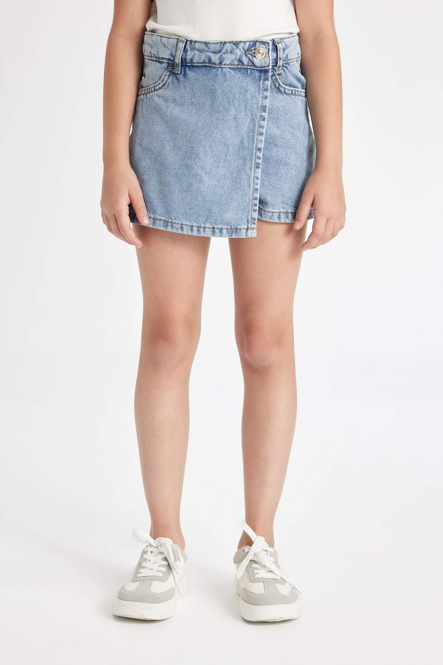 Girl Denim Skort