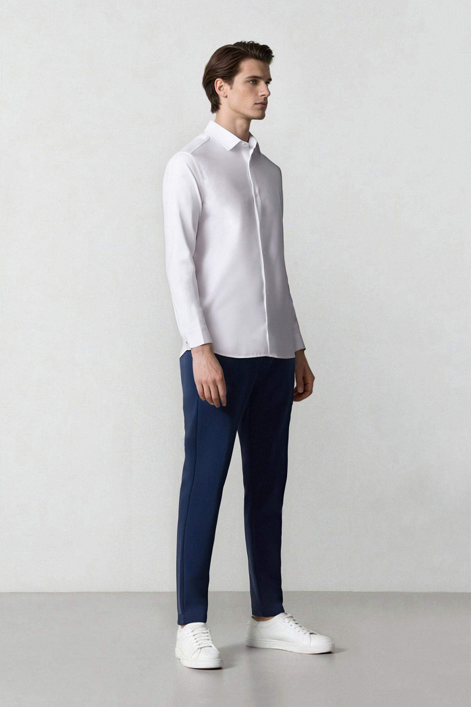 Pantalon classique à jambes droites