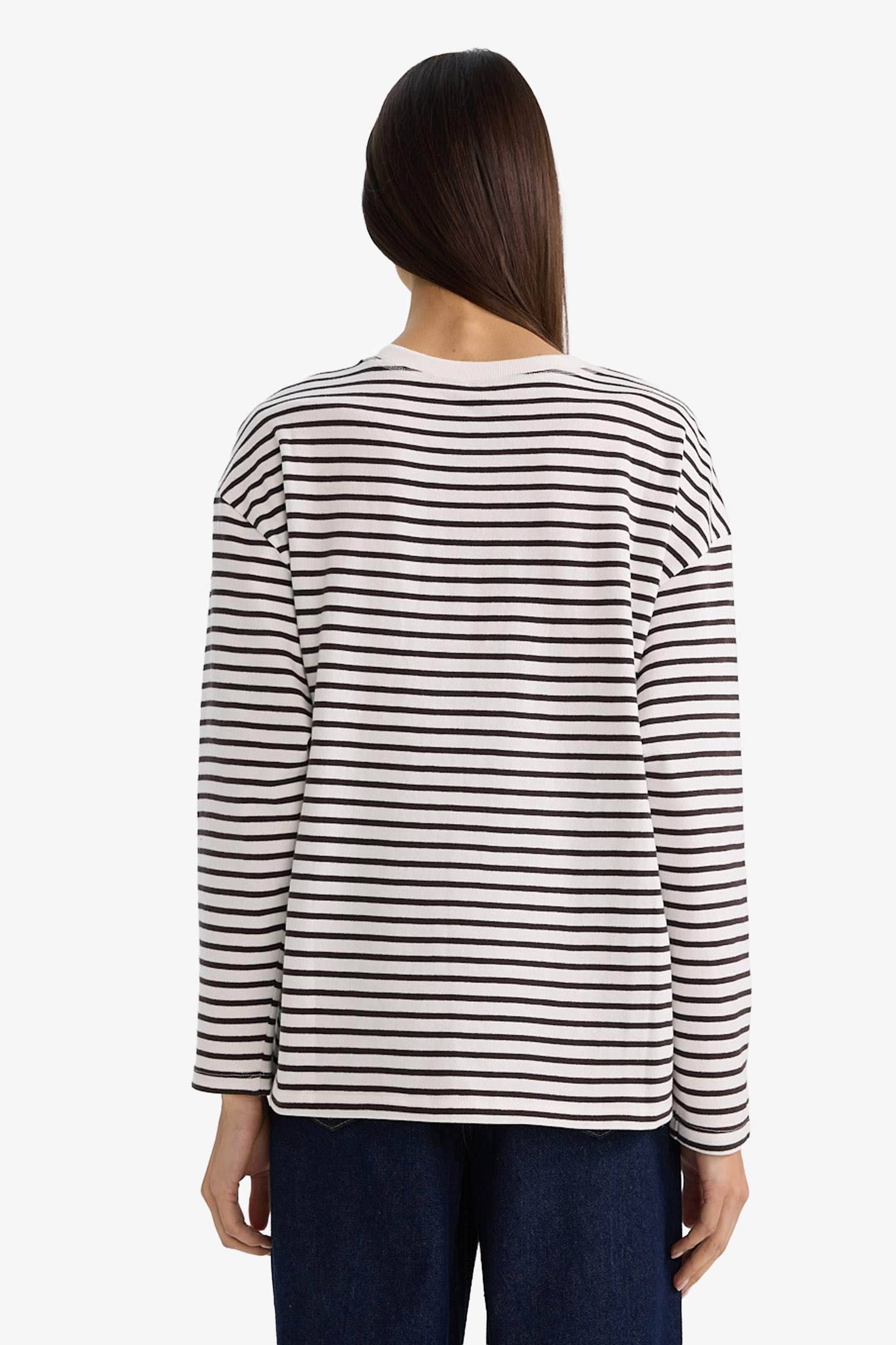 Базовая футболка Premium Regular Fit с длинным рукавом