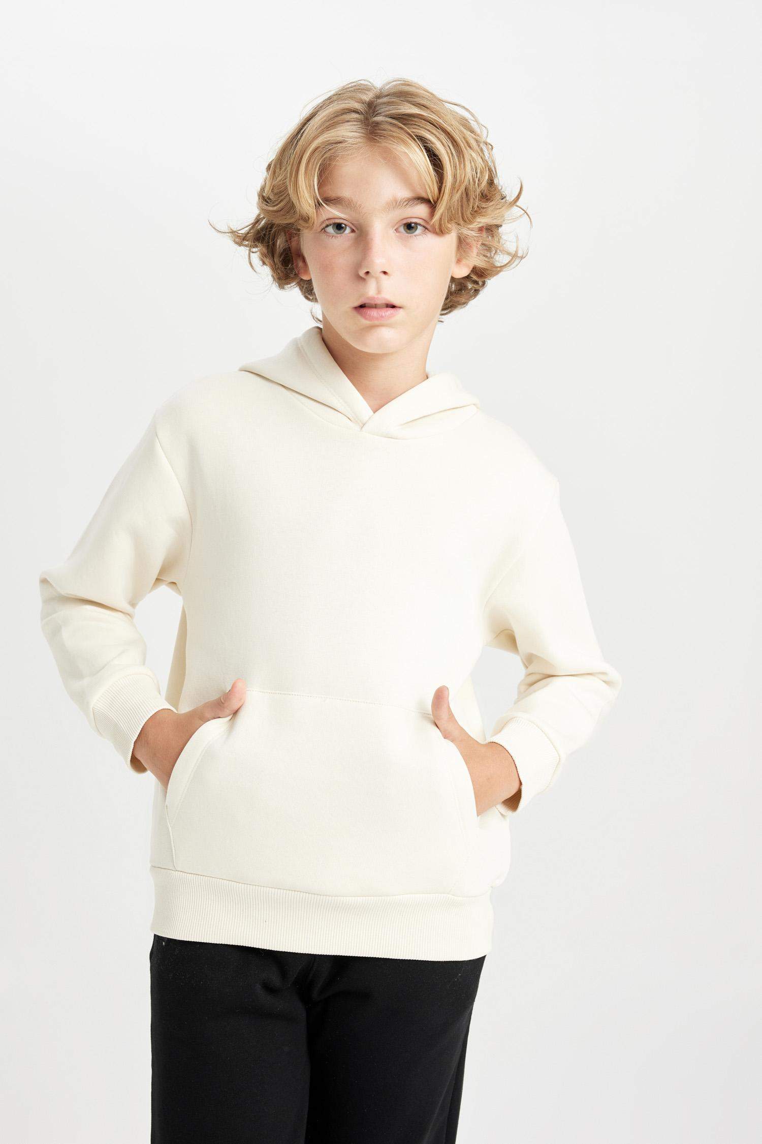 Ұлдарға қалыпты пішім бас киімді Свитер