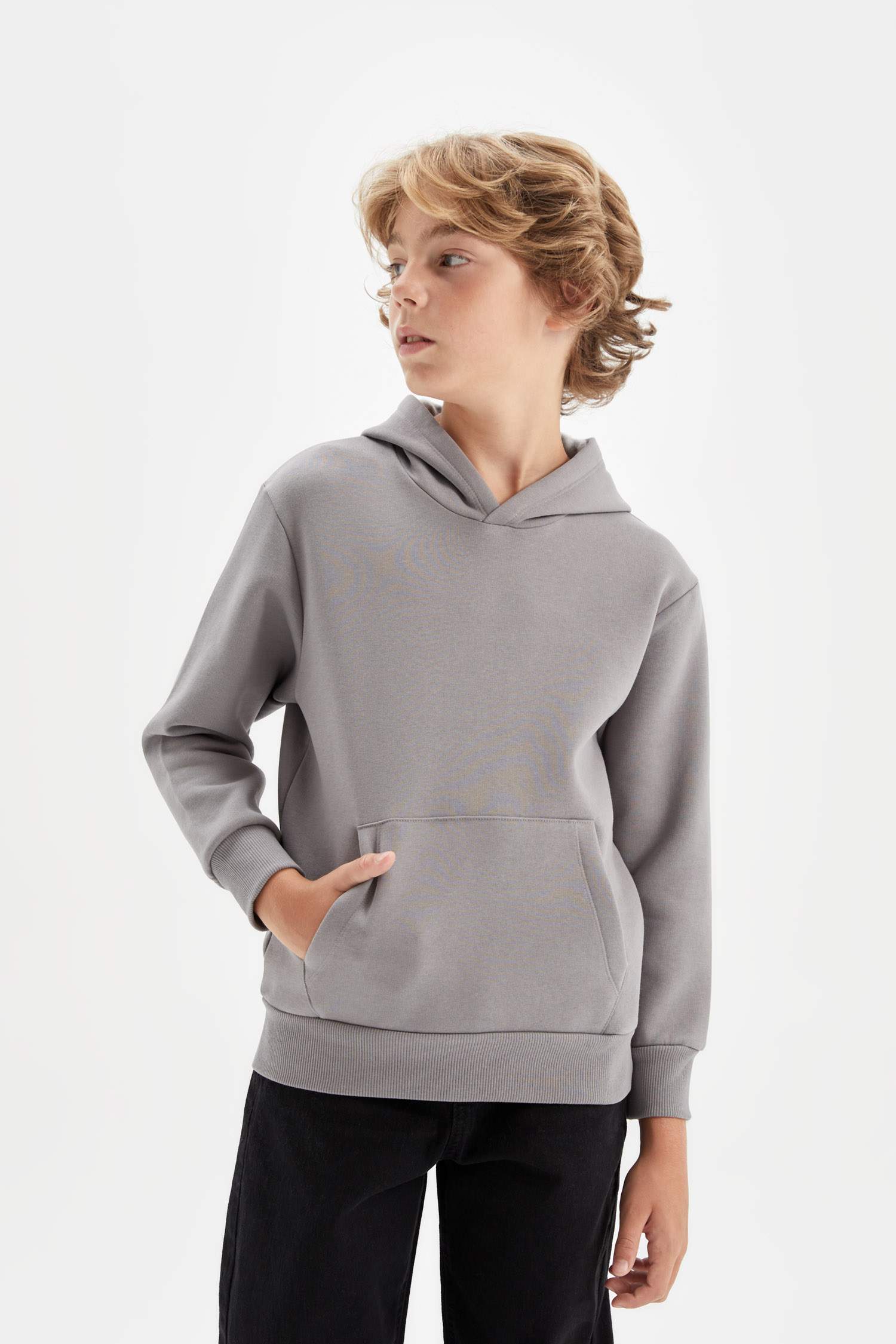 Ұлдарға қалыпты пішім бас киімді Свитер