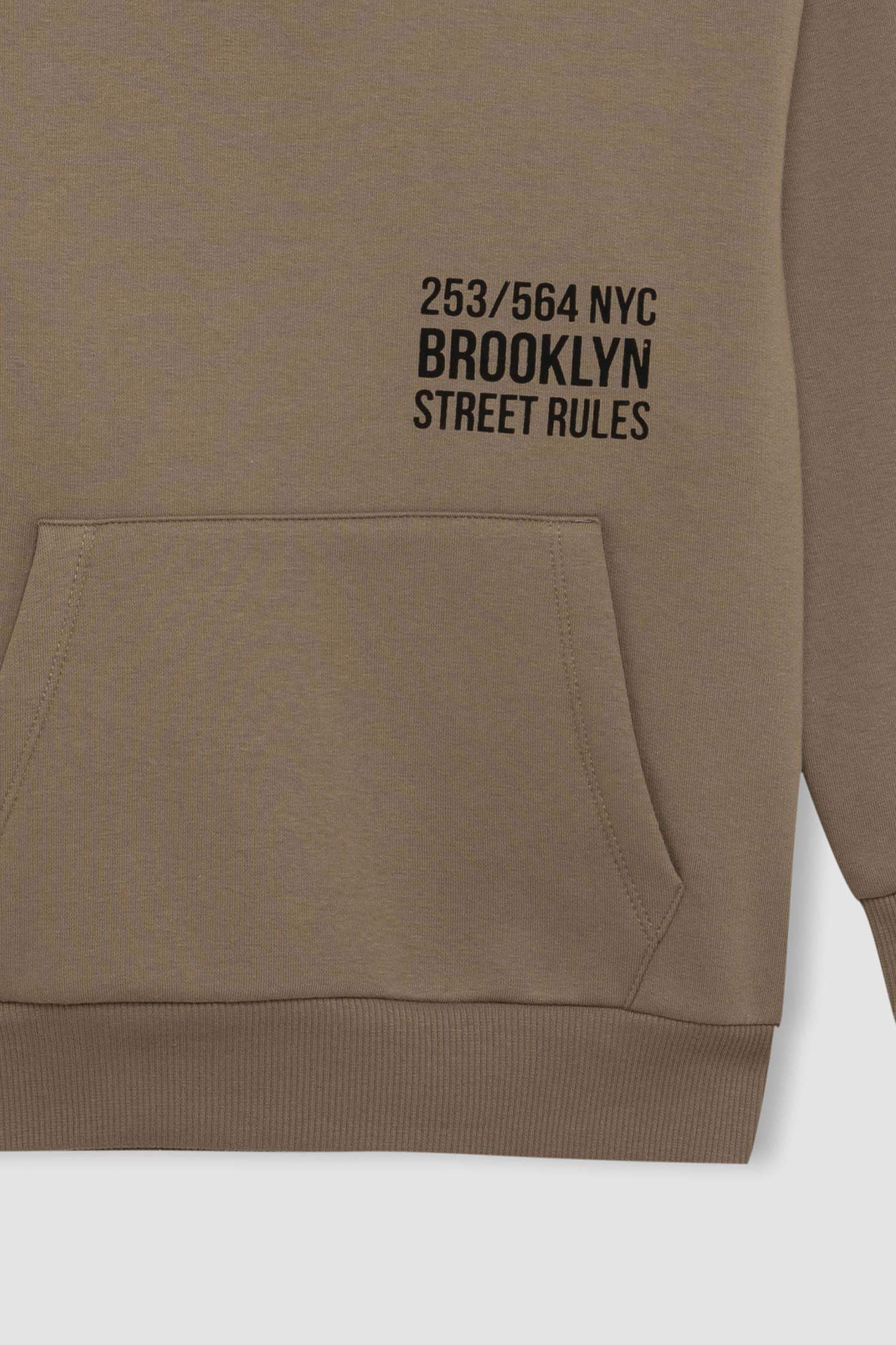 Ұлдарға қалыпты пішім бас киімді Свитер