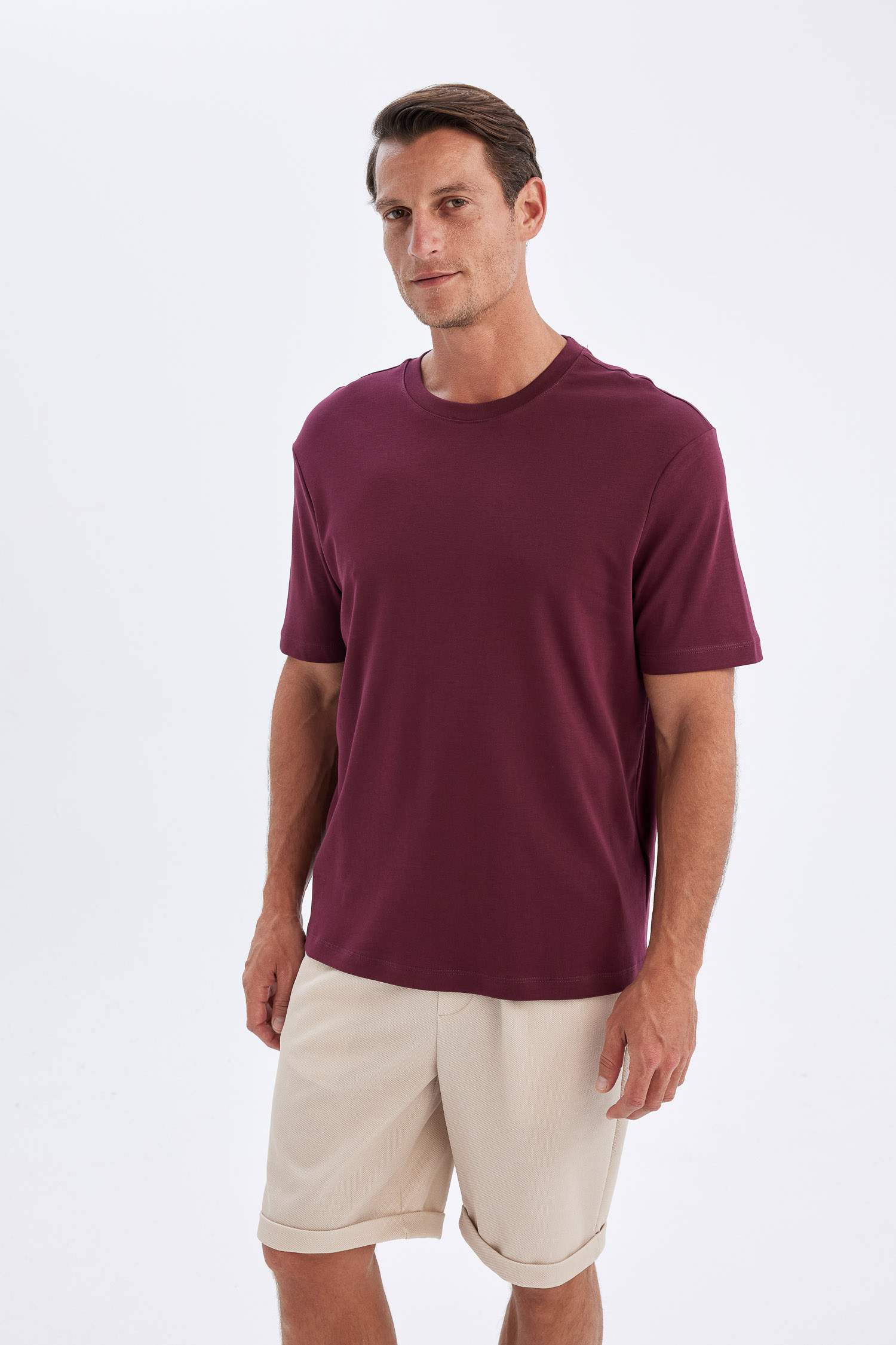 Regular Fit Crew Neck Short Sleeve T-Shirt