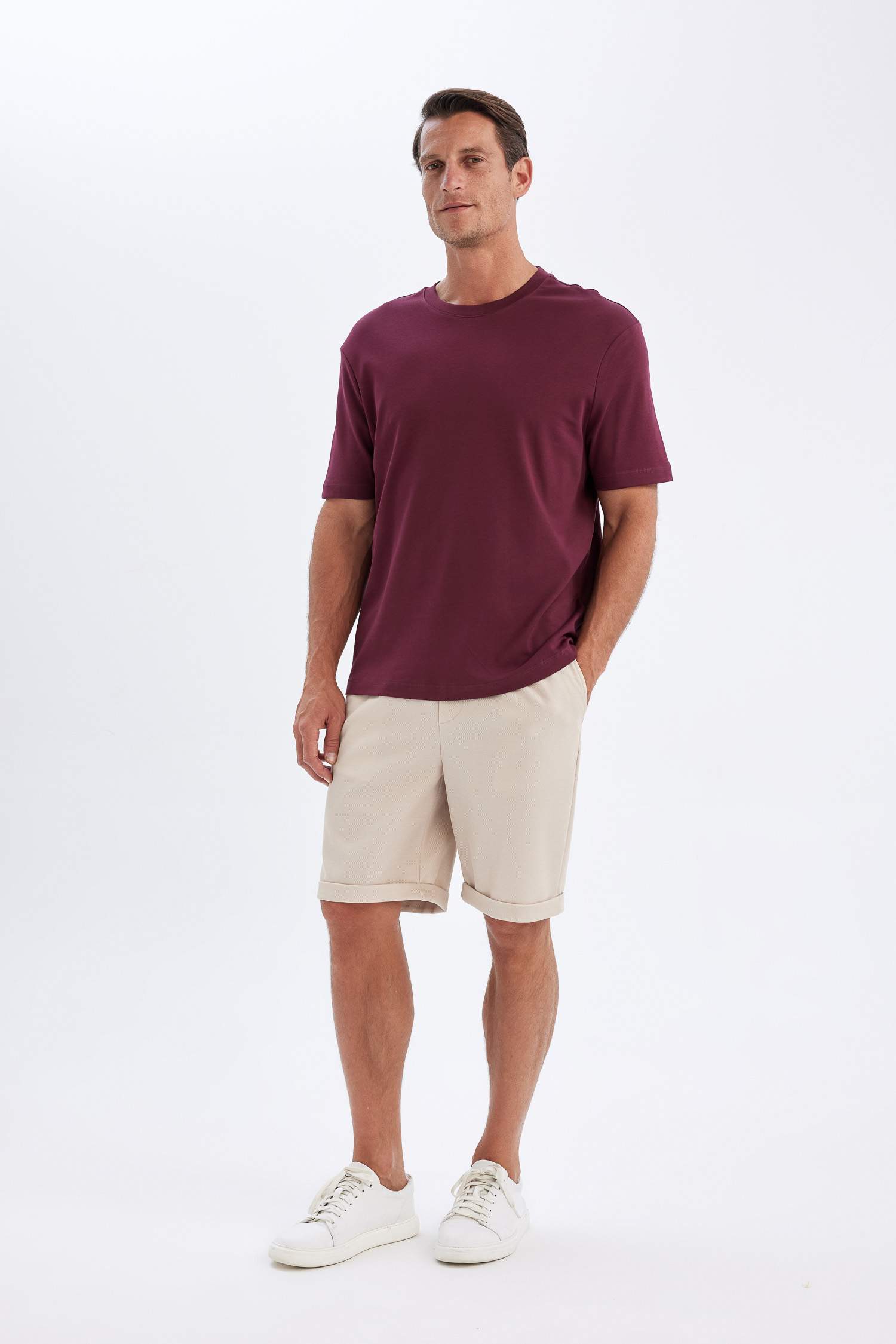 Regular Fit Crew Neck Short Sleeve T-Shirt