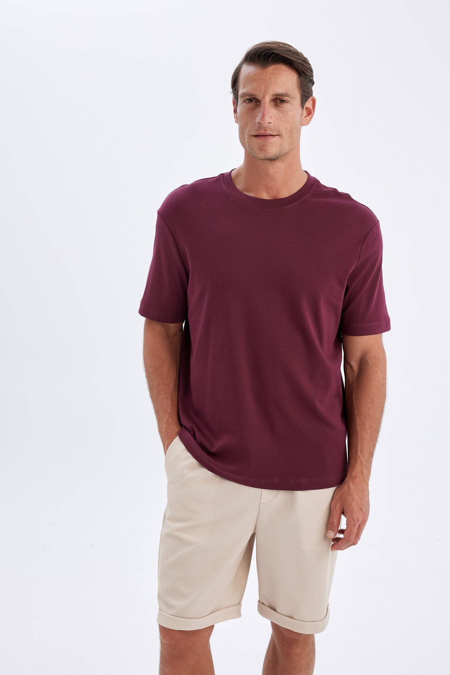 Regular Fit Crew Neck Short Sleeve T-Shirt