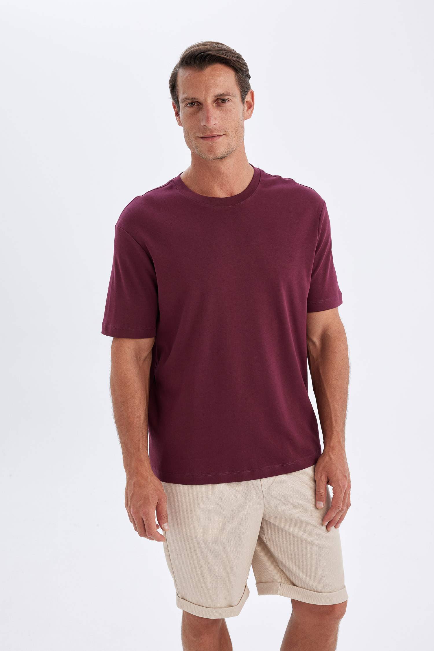 Regular Fit Crew Neck Short Sleeve T-Shirt