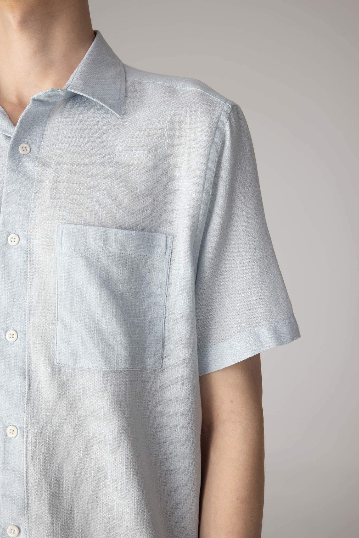 قميص قطن قصة عادية برقبة بولو