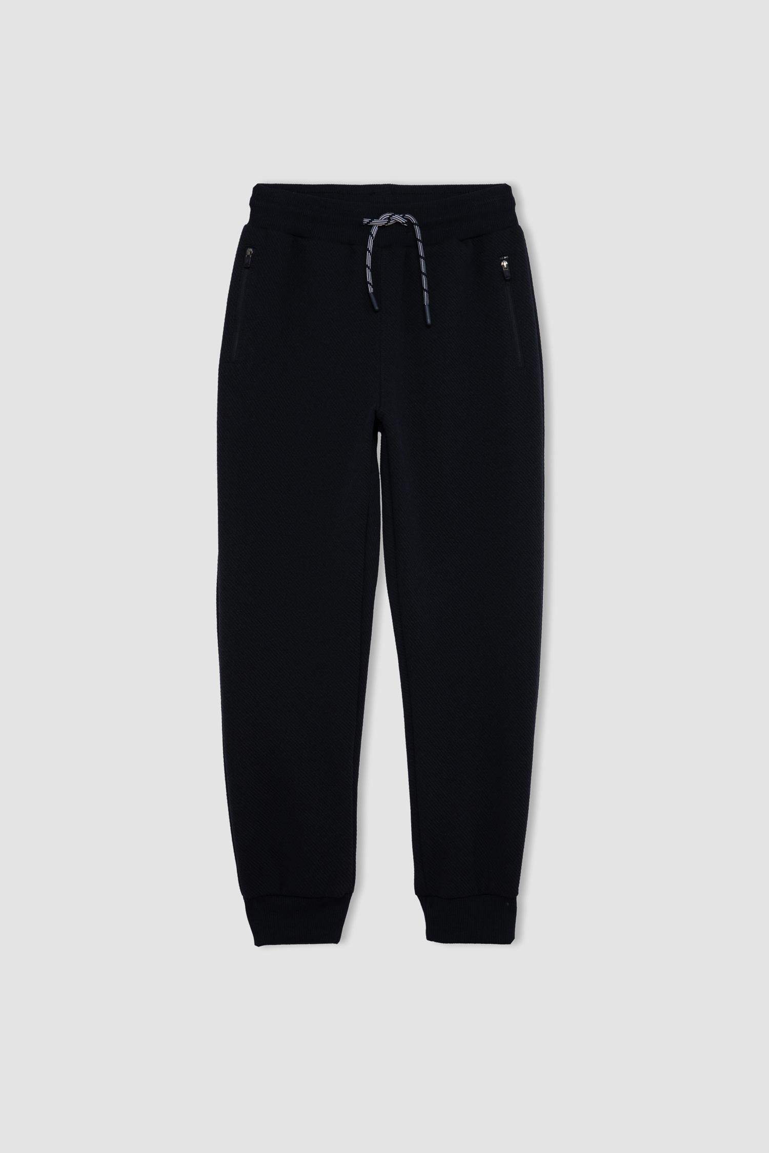 Boy Navy Blue School Sweatpants