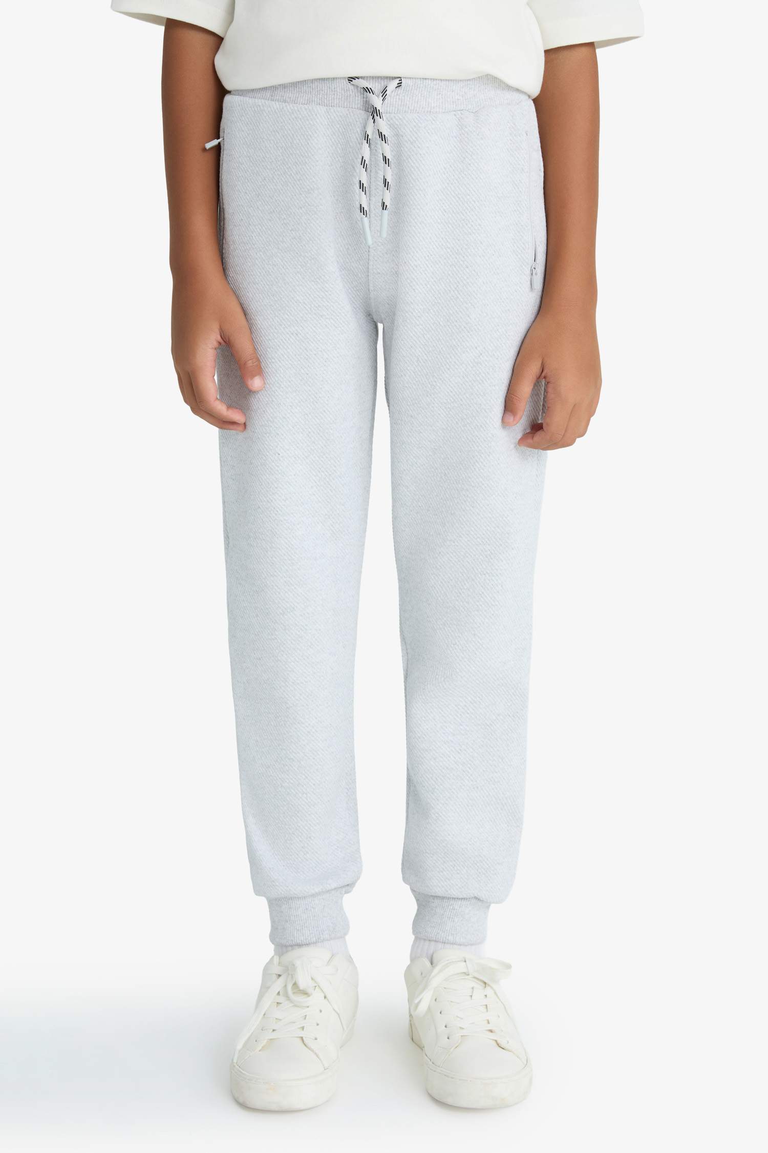 Erkek Çocuk Beli Paçası Lastikli Cepli Jogger Okul Eşofman Altı