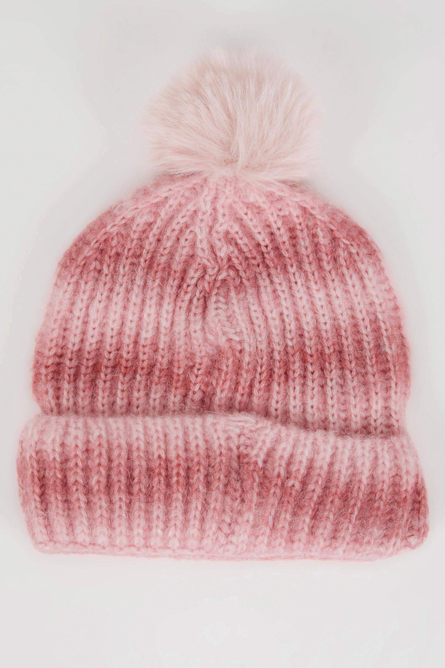 Kız Çocuk Degrade Ponponlu Bere