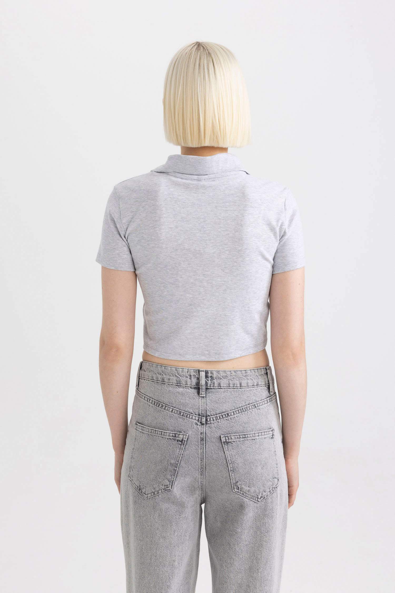 поло жаға слоган Қысқа жеңді футболка