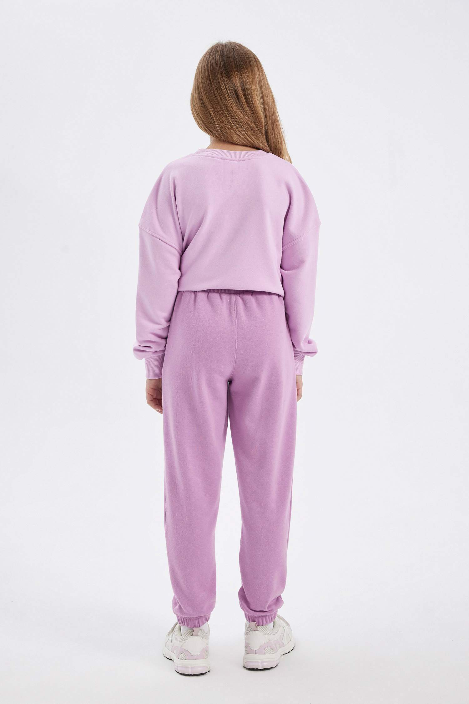 Kız Çocuk Beli Paçası Lastikli Cepli Jogger Okul Eşofman Altı