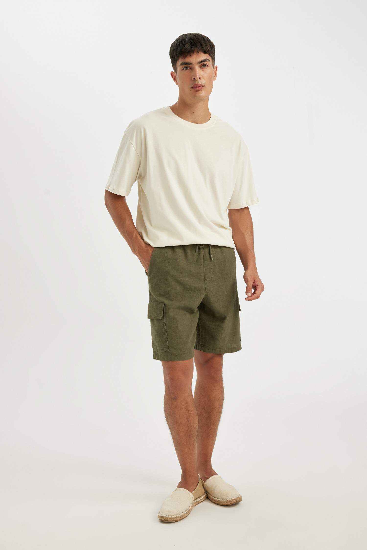 Relax Fit Cotton Shorts