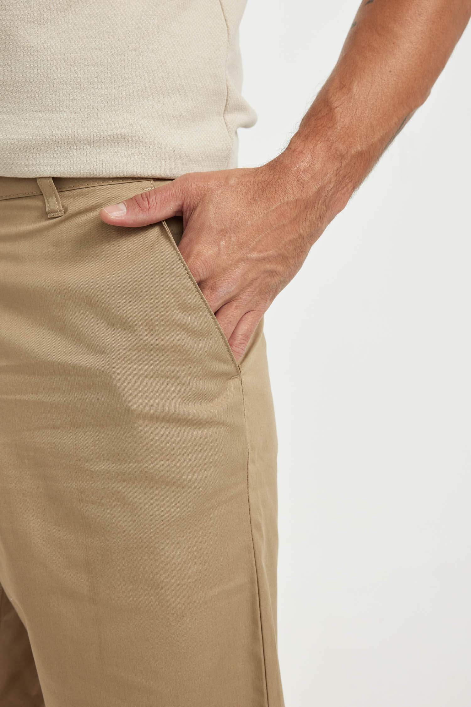 Regular Fit Gabardine Bermuda