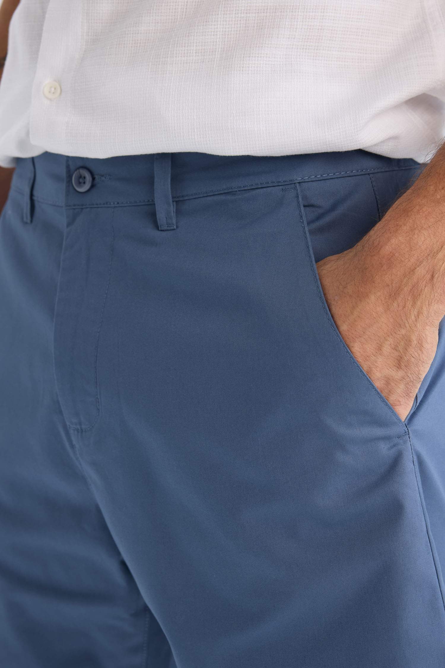 %100 Pamuk Regular Fit Gabardin Bermuda Şort