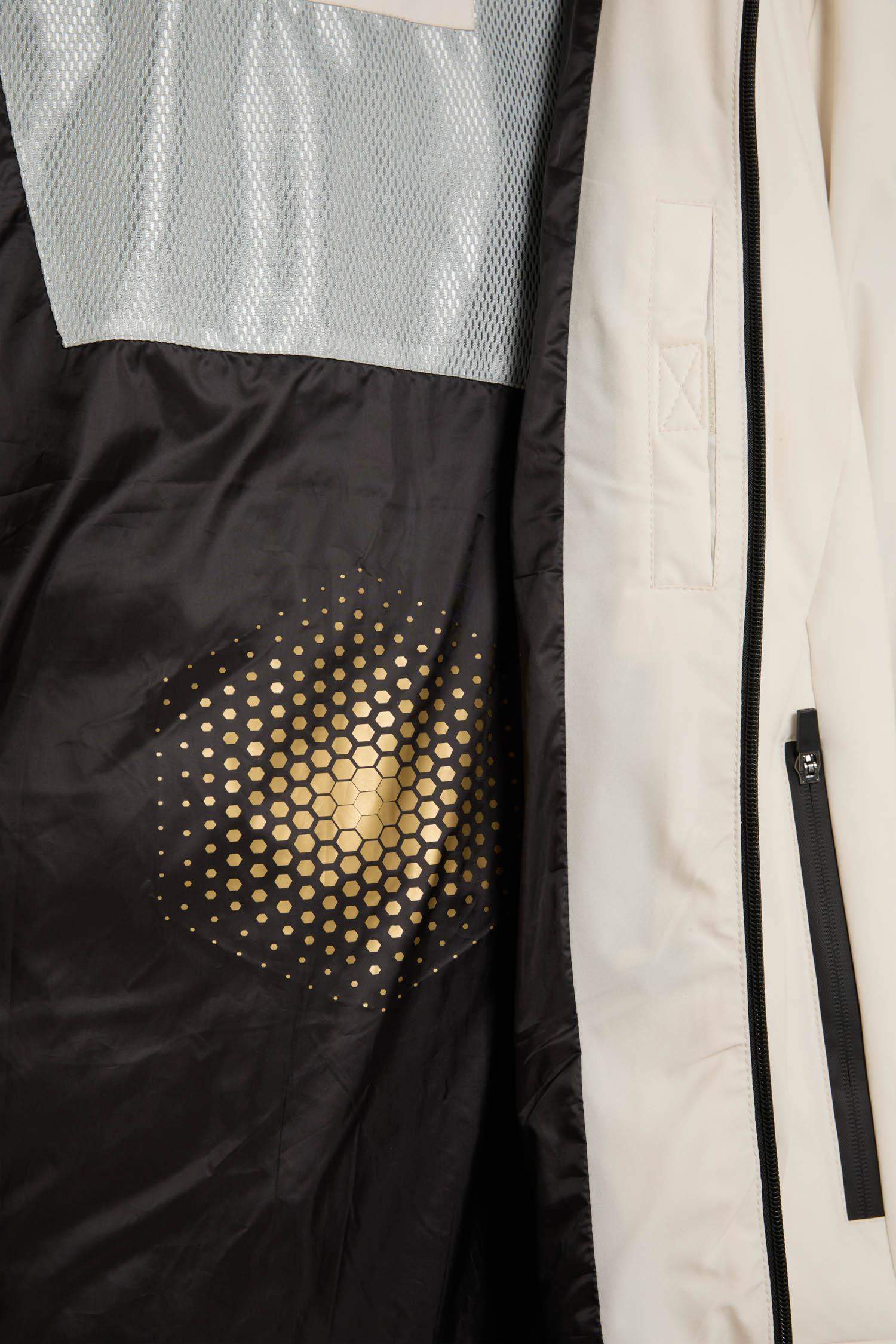 DeFactoFit USB Heated Hooded Windproof Waterproof Ski Jacket