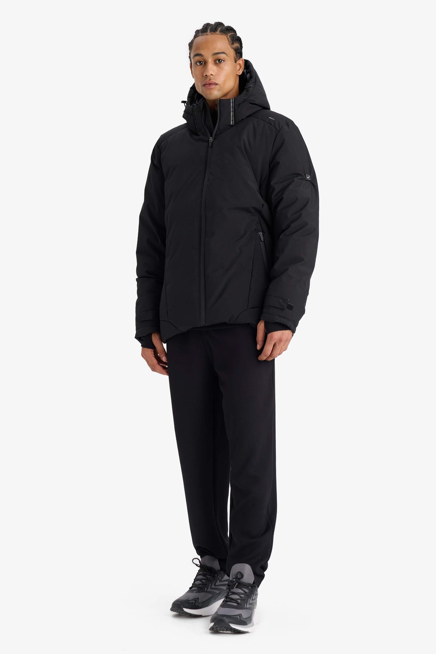 Jacket de ski imperméable Coupe-vent et chauffante USB à capuche de DeFactoFit