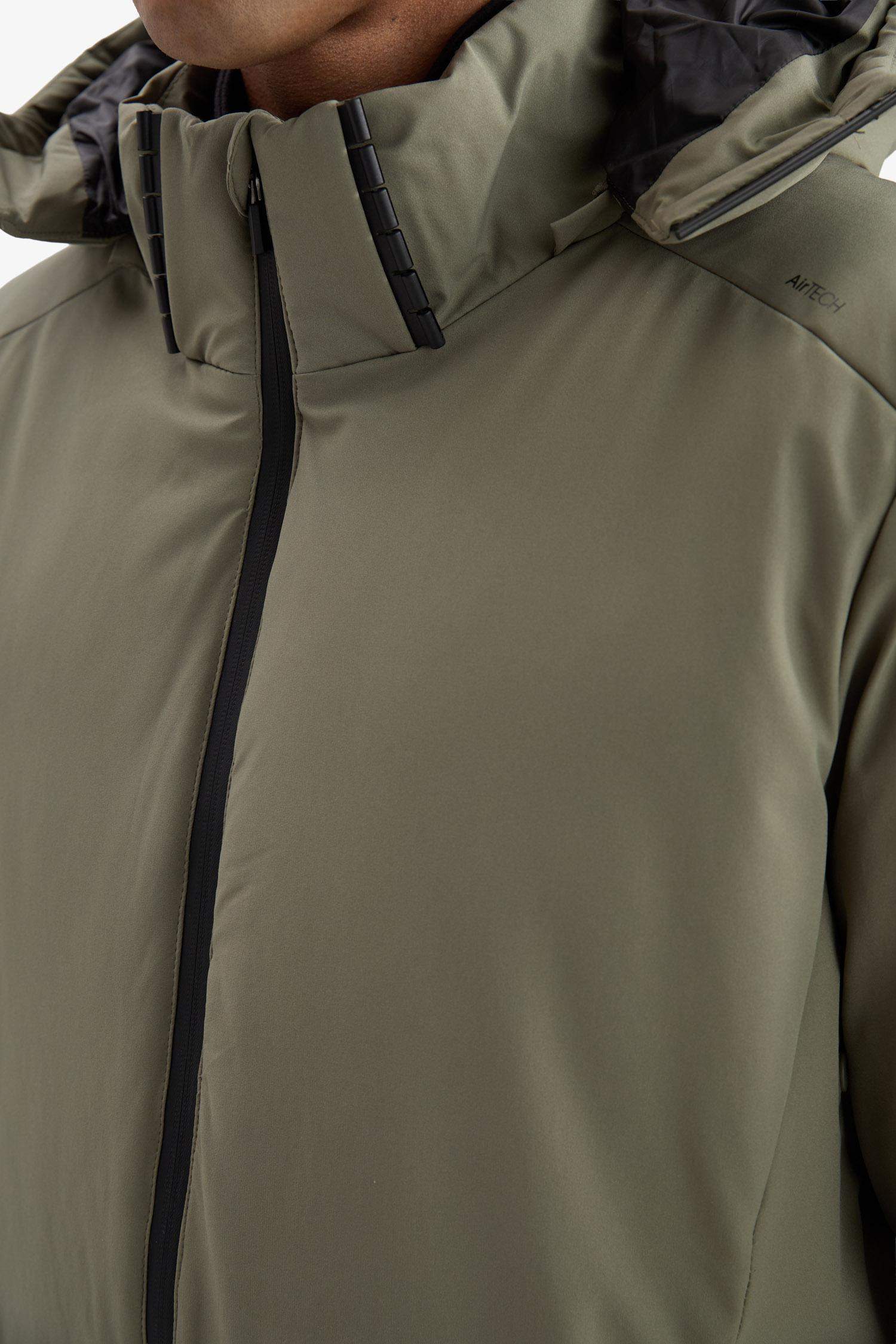 Regular Fit Windproof Waterproof USB Heated Puffer Jacket