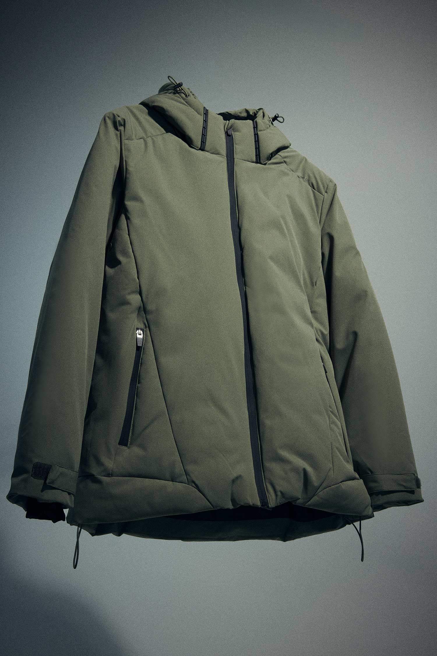 جاكيت بامب تزلج شتوي وتر بروف مطبوع قصة عادية بكابيشون من DeFactoFit