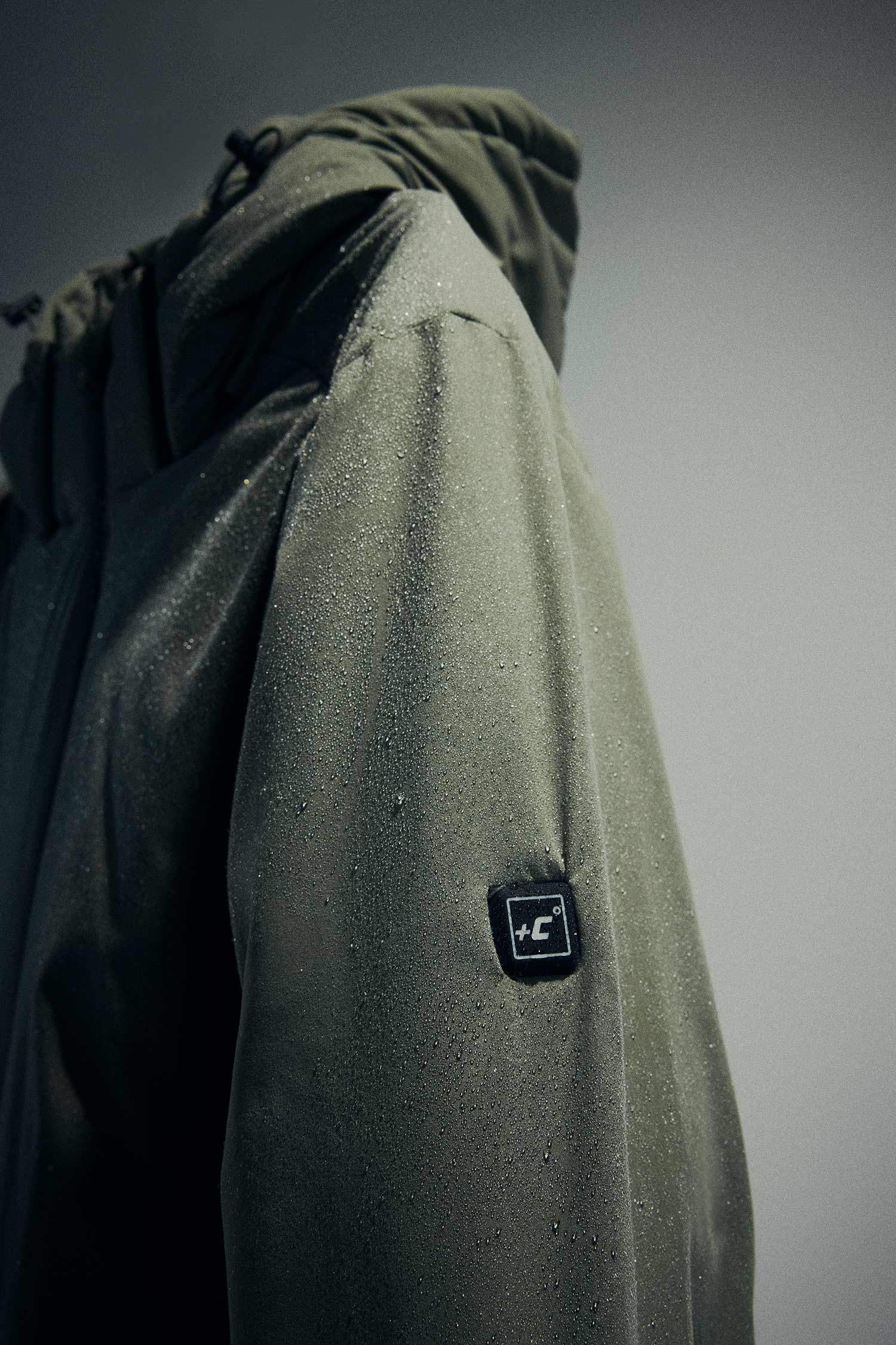 Regular Fit Windproof Waterproof USB Heated Puffer Jacket