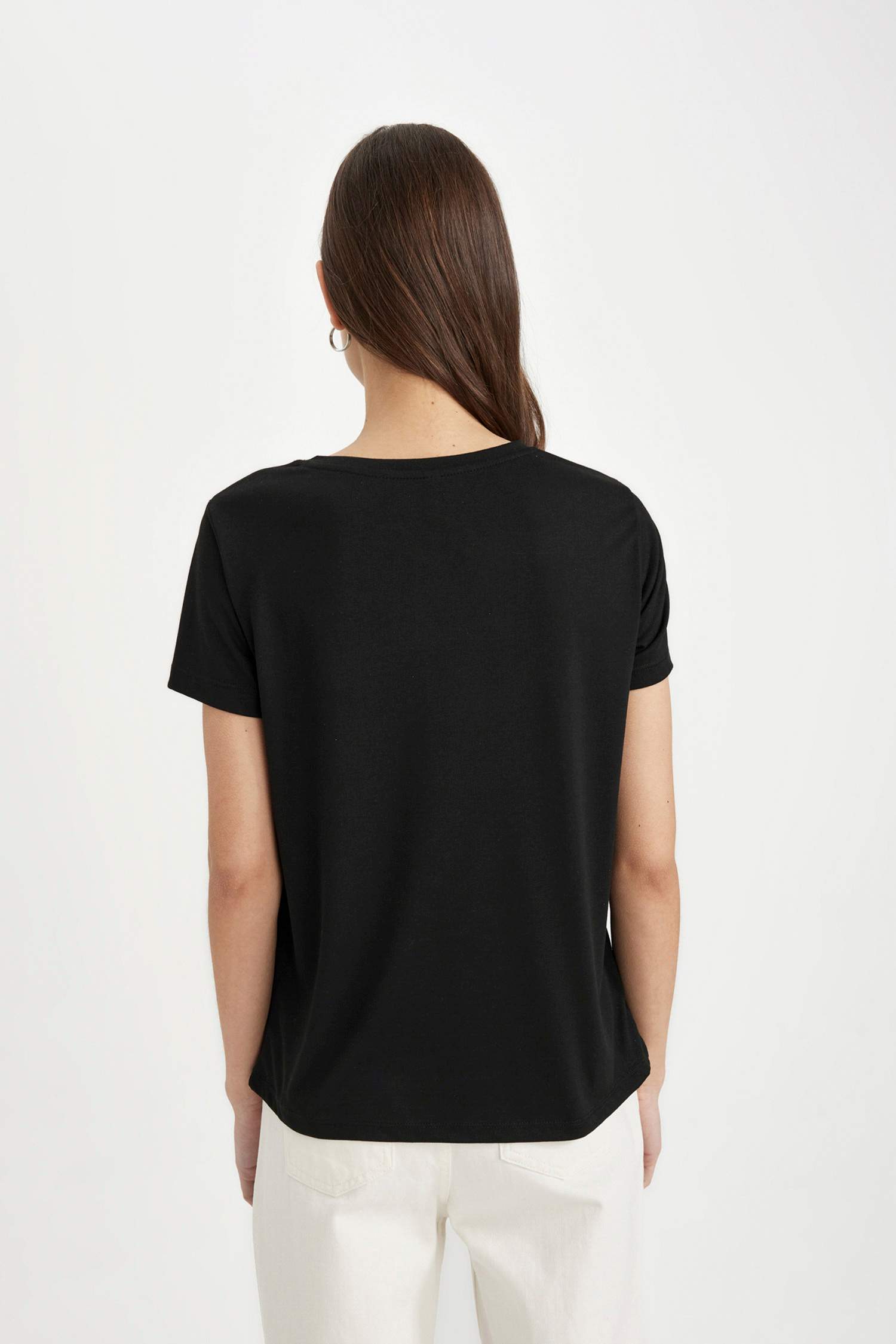 T-Shirt coupe régulière Col Rond