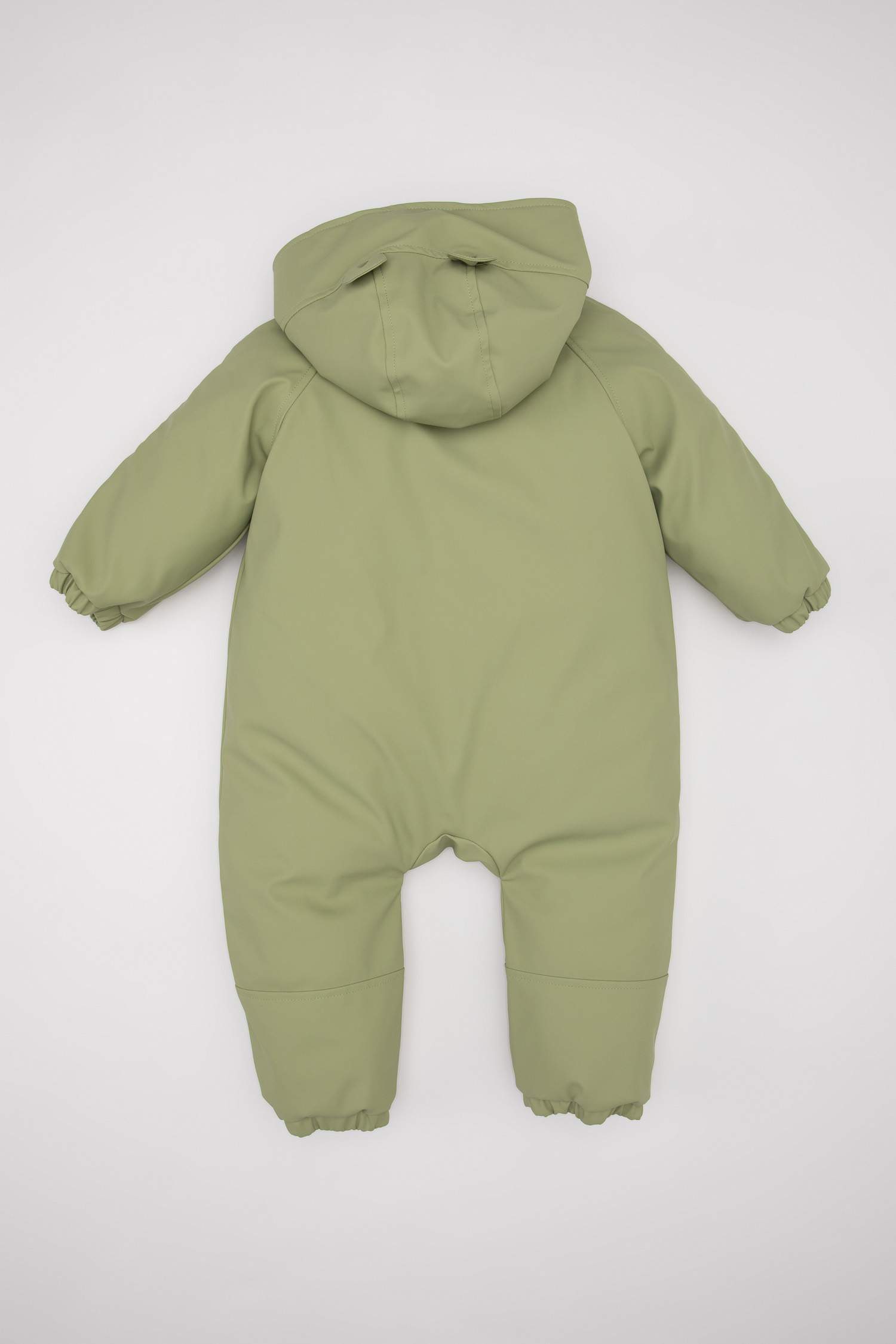 Baby Boy Waterproof Hooded Zippered Jumpsuit Jacket
