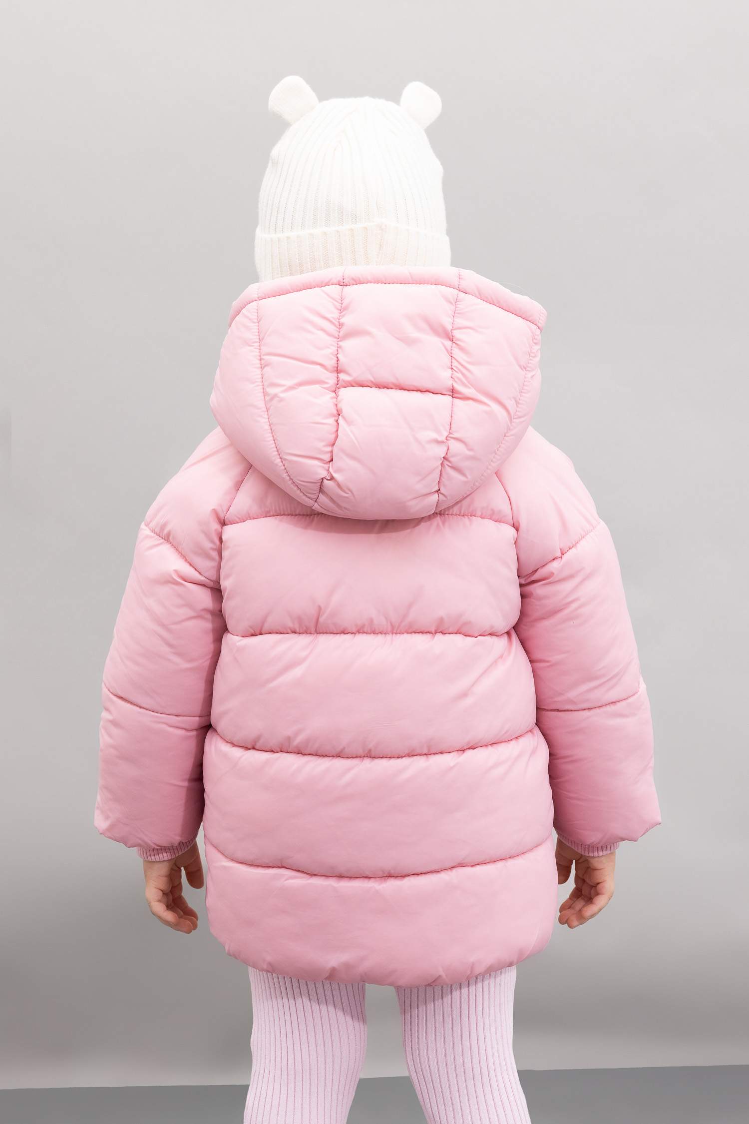 جاكيت بامب بيبي بناتي وتر بروف بكابيشون وبطانة فروية