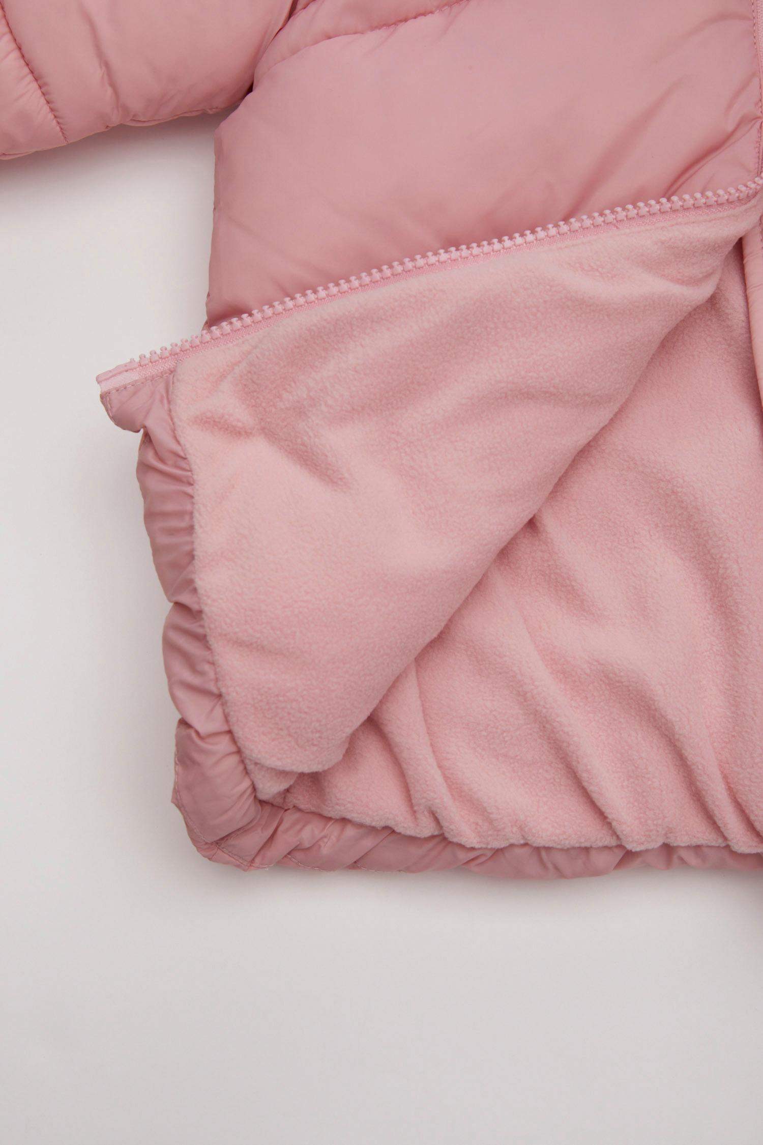 جاكيت بامب بيبي بناتي وتر بروف بكابيشون وبطانة فروية