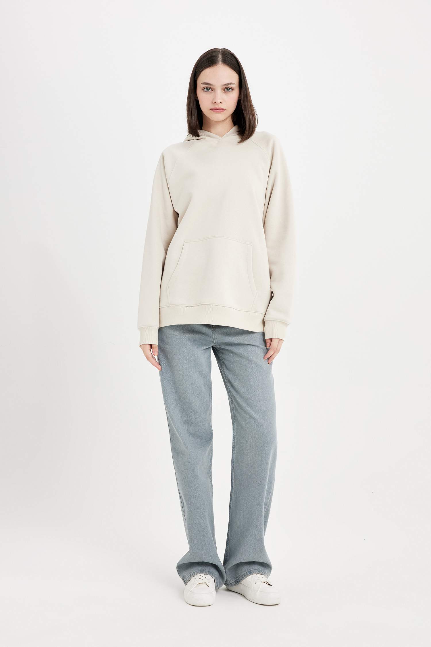 үлкен пішім бас киімді Свитер