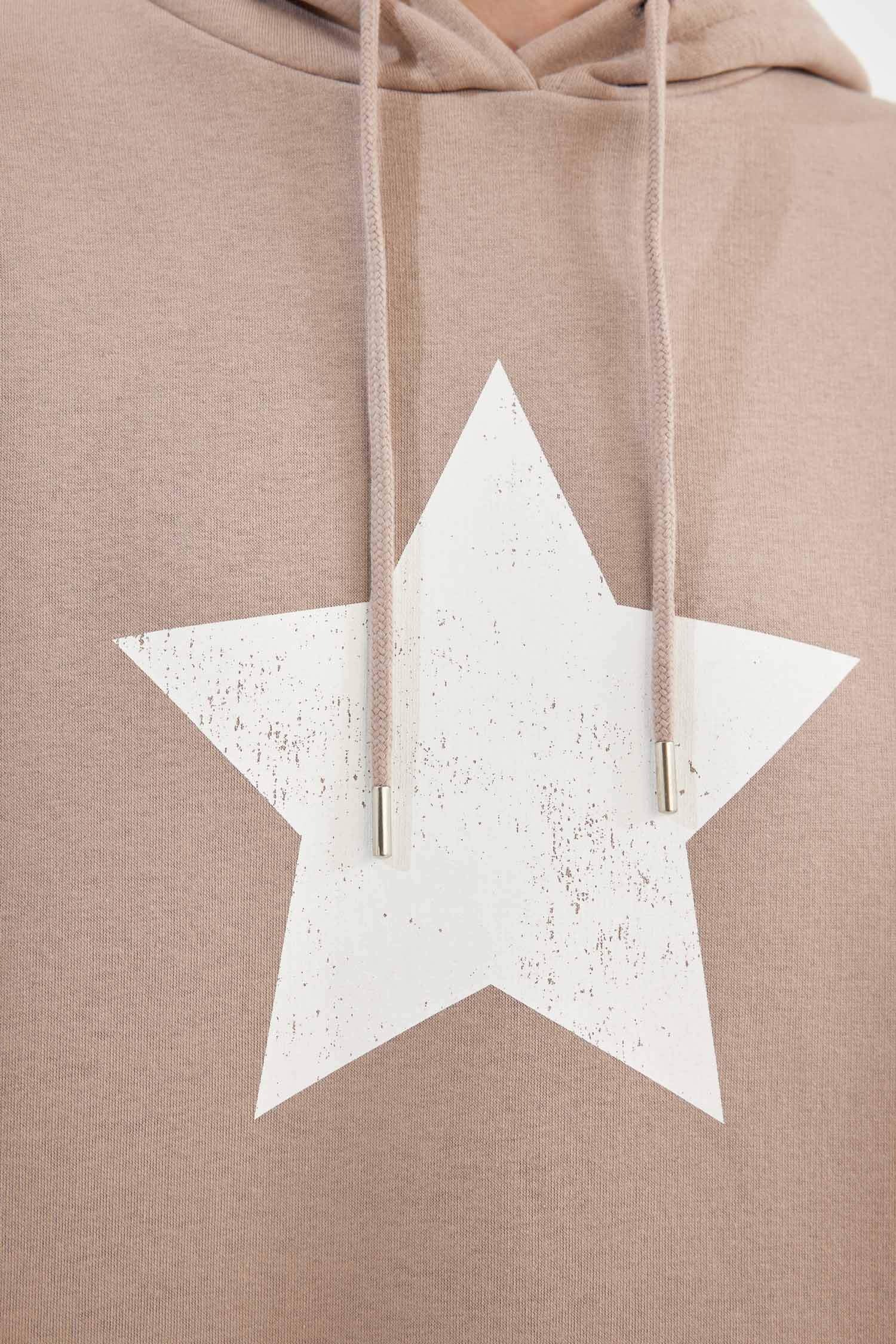 Coool үлкен пішім үлкен бас киімді Свитер