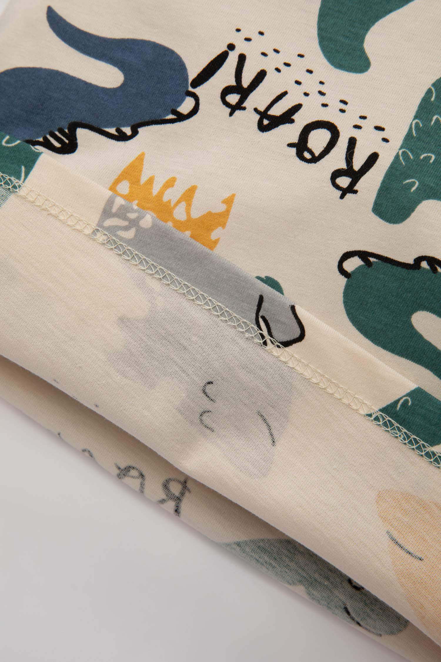 Ensemle de T-Shirt et Short imprimé Dinosaures pour Bébé Garçon