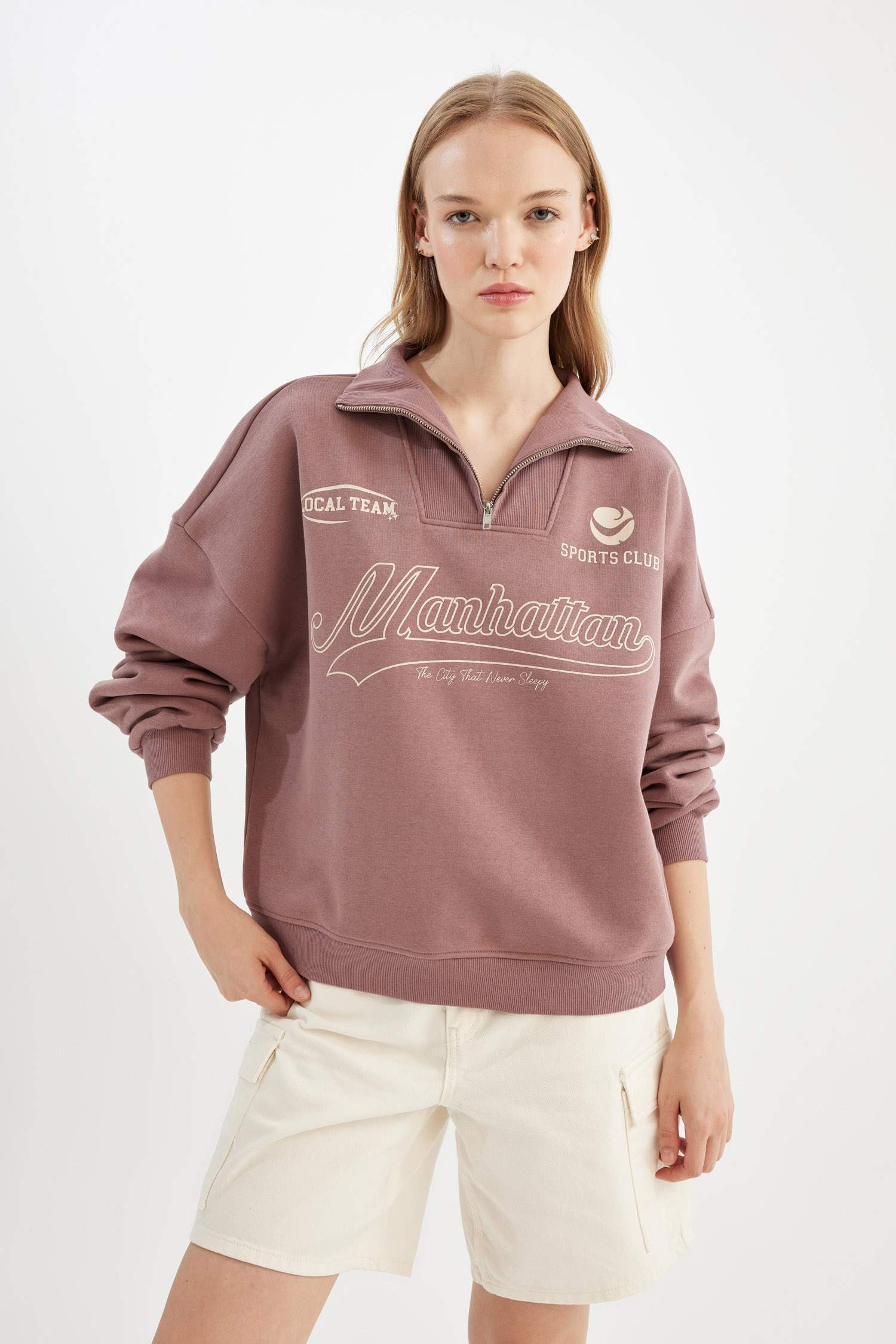 Coool үлкен пішім үлкен жартылай найзағай Свитер