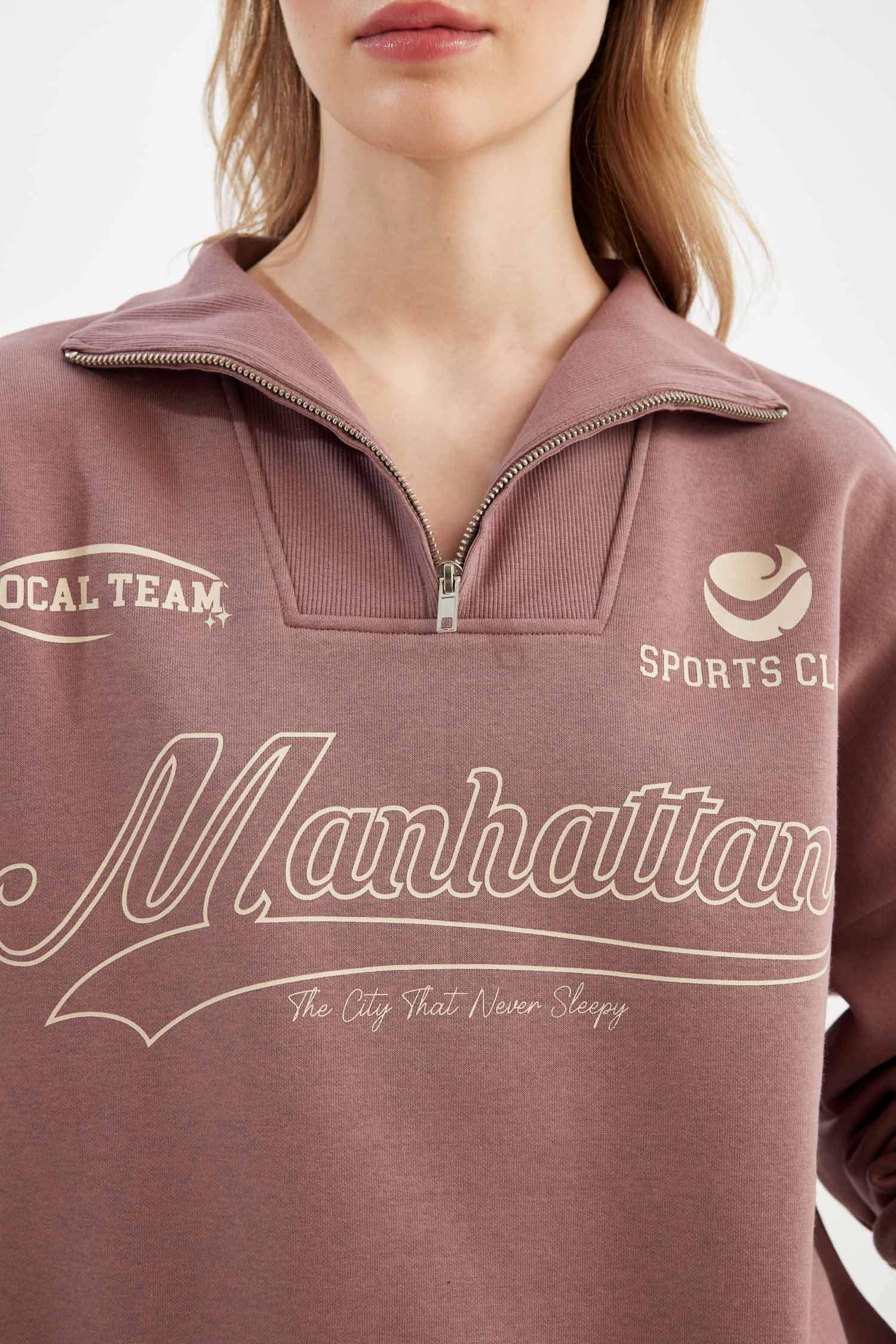 Coool үлкен пішім үлкен жартылай найзағай Свитер