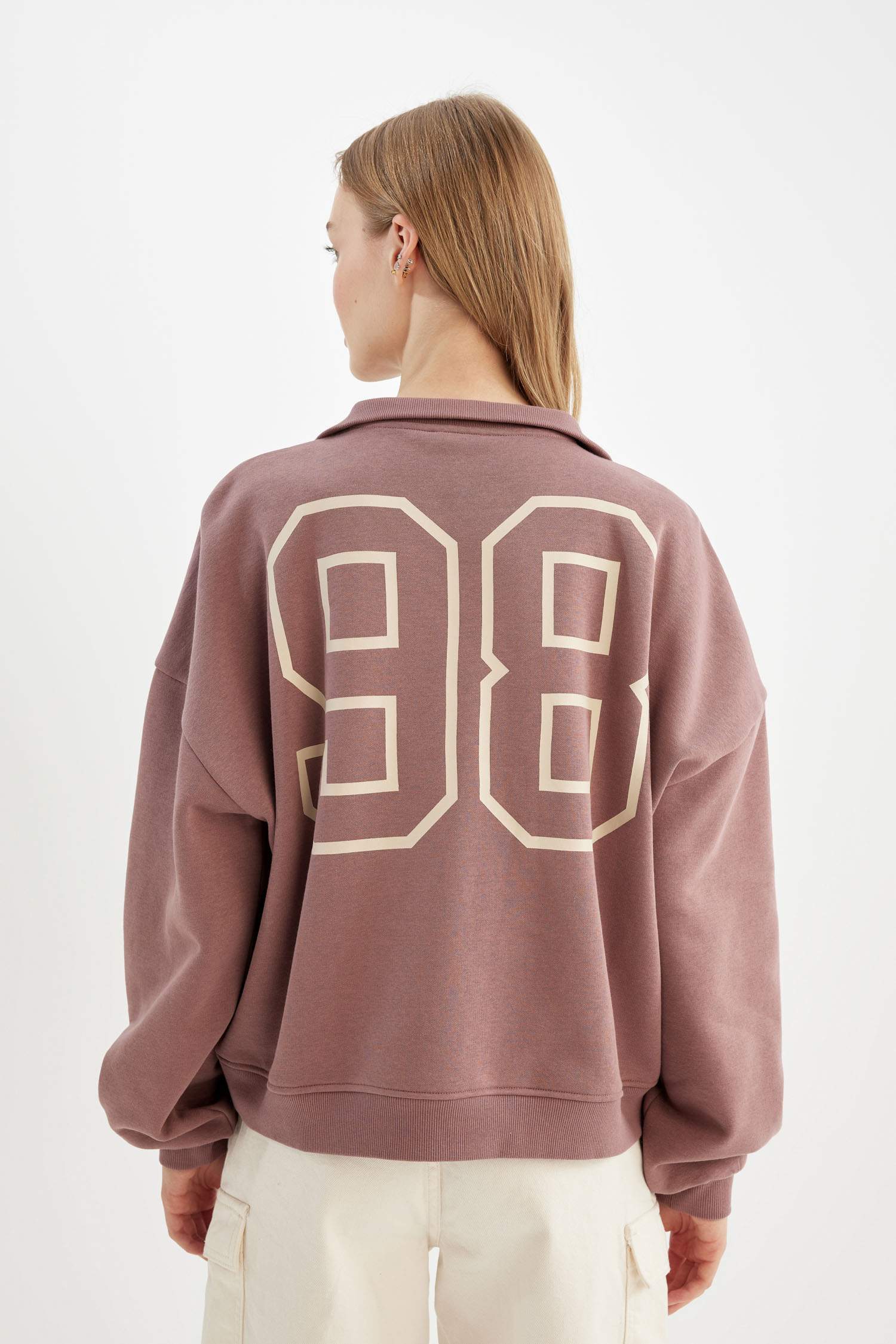 Coool үлкен пішім үлкен жартылай найзағай Свитер