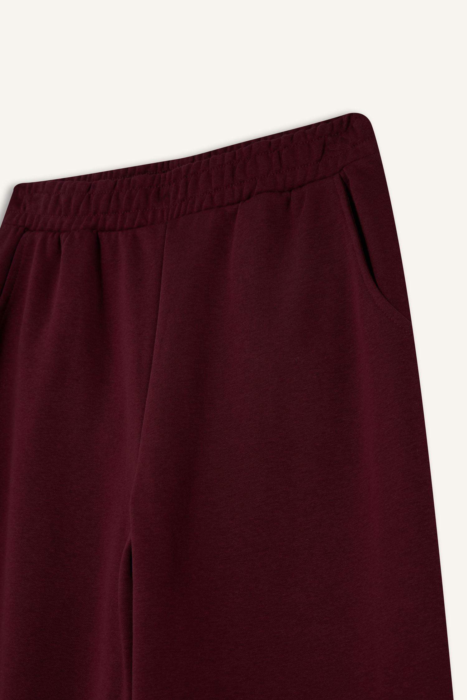 Толстые спортивные брюки Straight Fit Basic с карманами и из материала для свитшотов