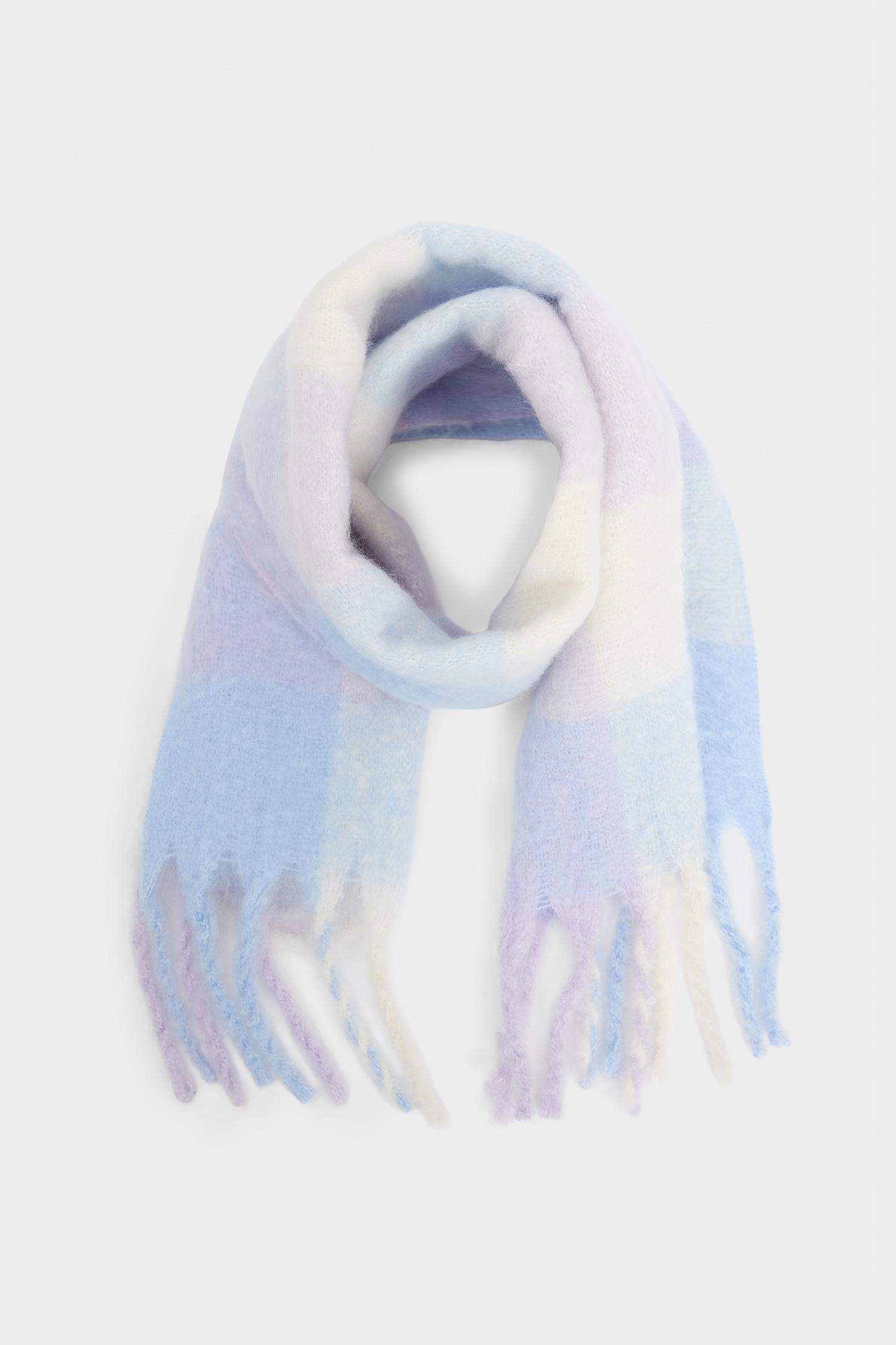 Шарф в клетку для девочек.