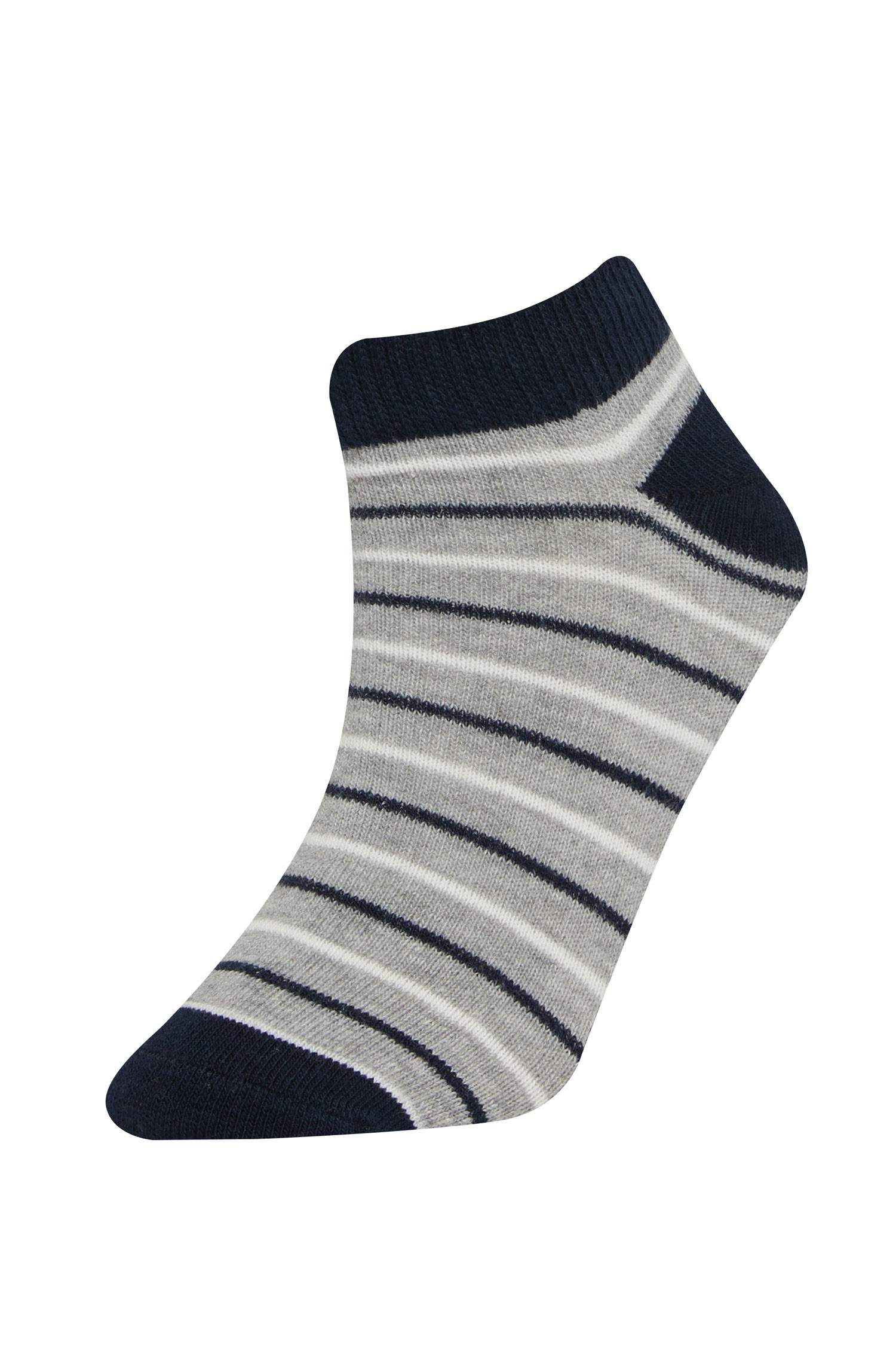 Erkek Çocuk 5'li Pamuklu Patik Çorap