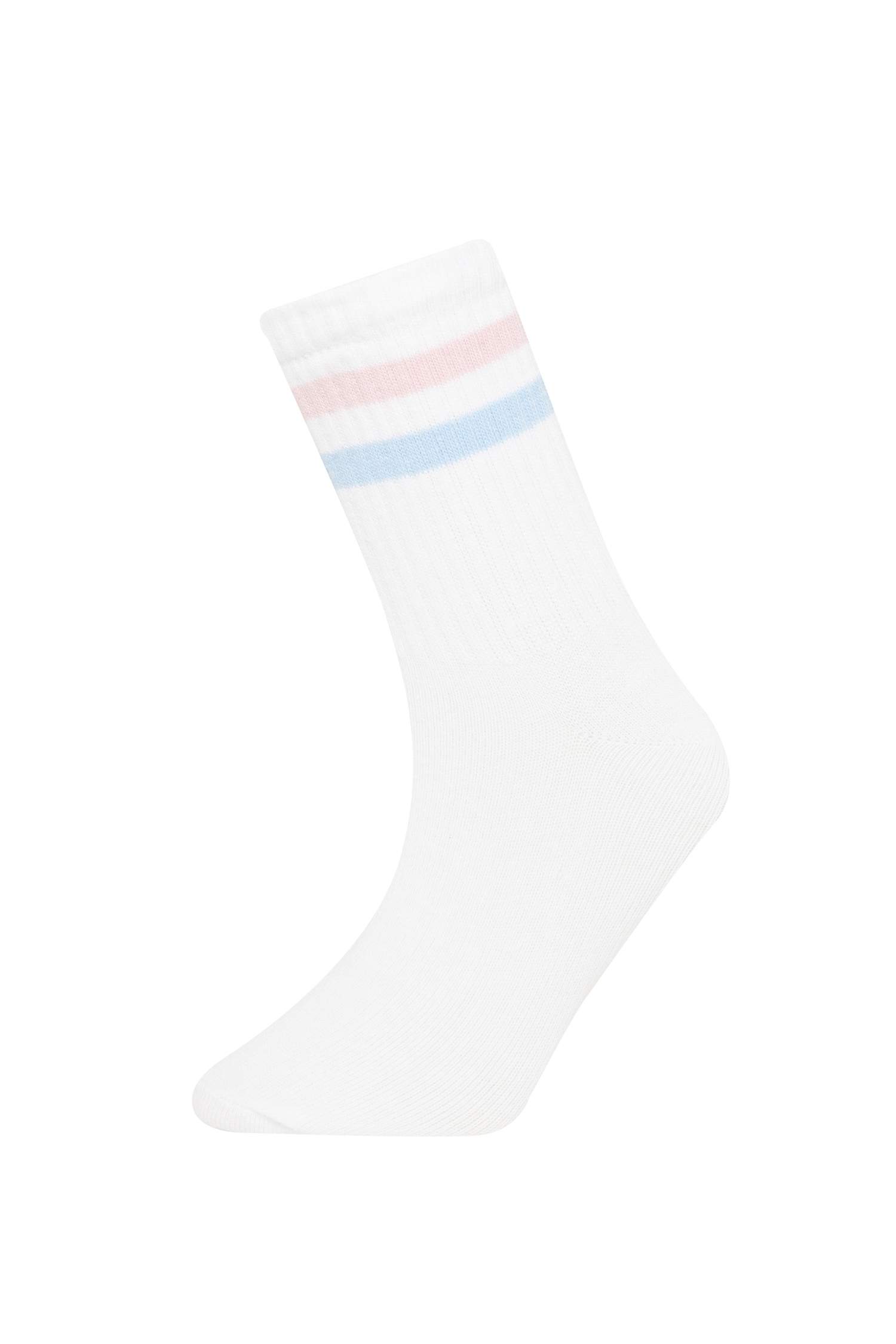 شرابات طويلة بناتي قطن - 3 قطع